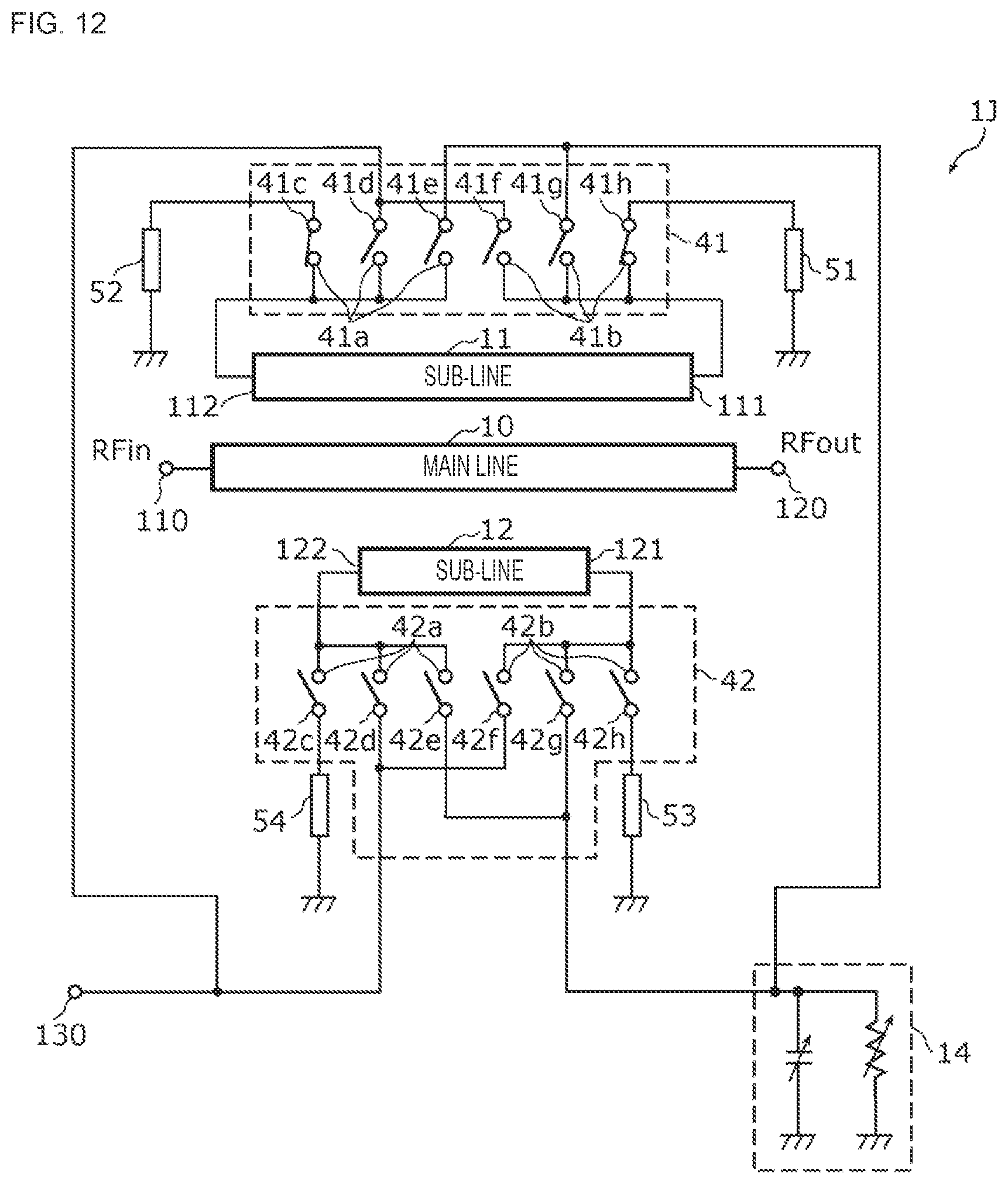 Patent US12368224 Figure 12 – Directional coupler