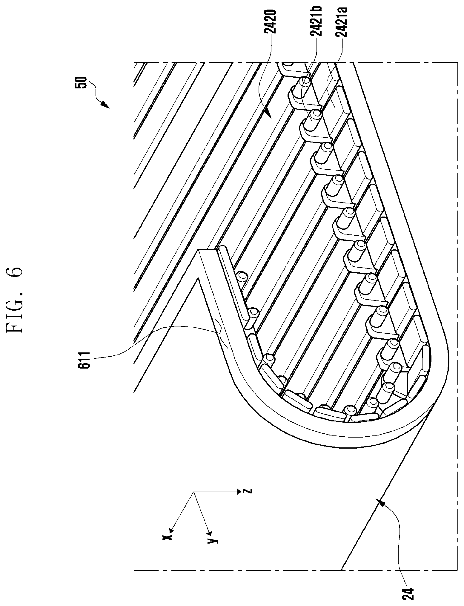 Patent US12368232 Figure 6 – Slidable electronic device including flexible display and antenna