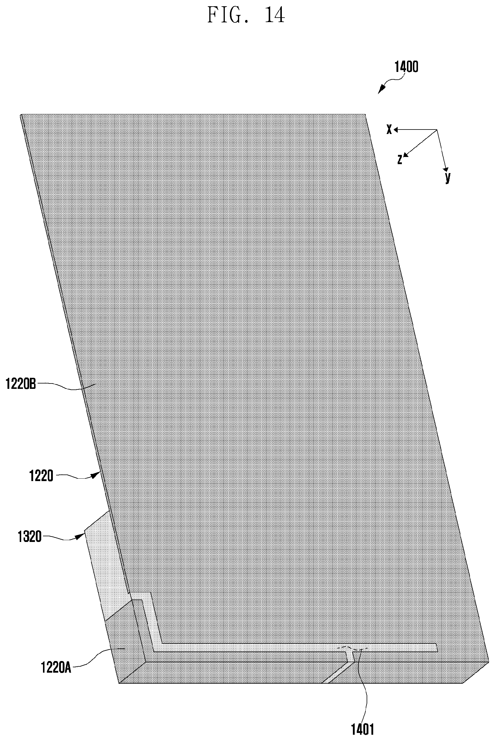 Patent US12368232 Figure 14 – Slidable electronic device including flexible display and antenna