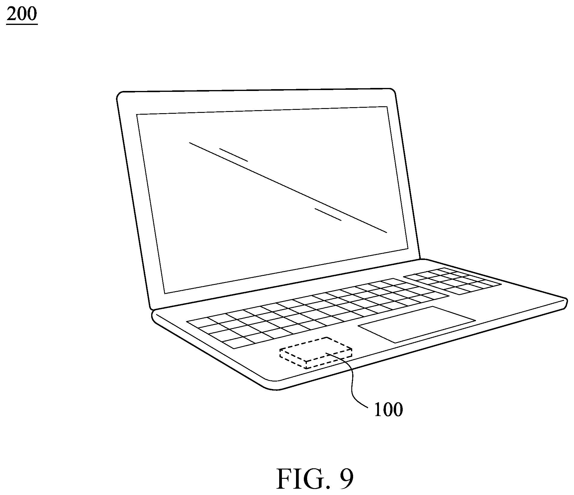 Patent US12368236 Figure 9 – Antenna switching circuitry set and electronic device