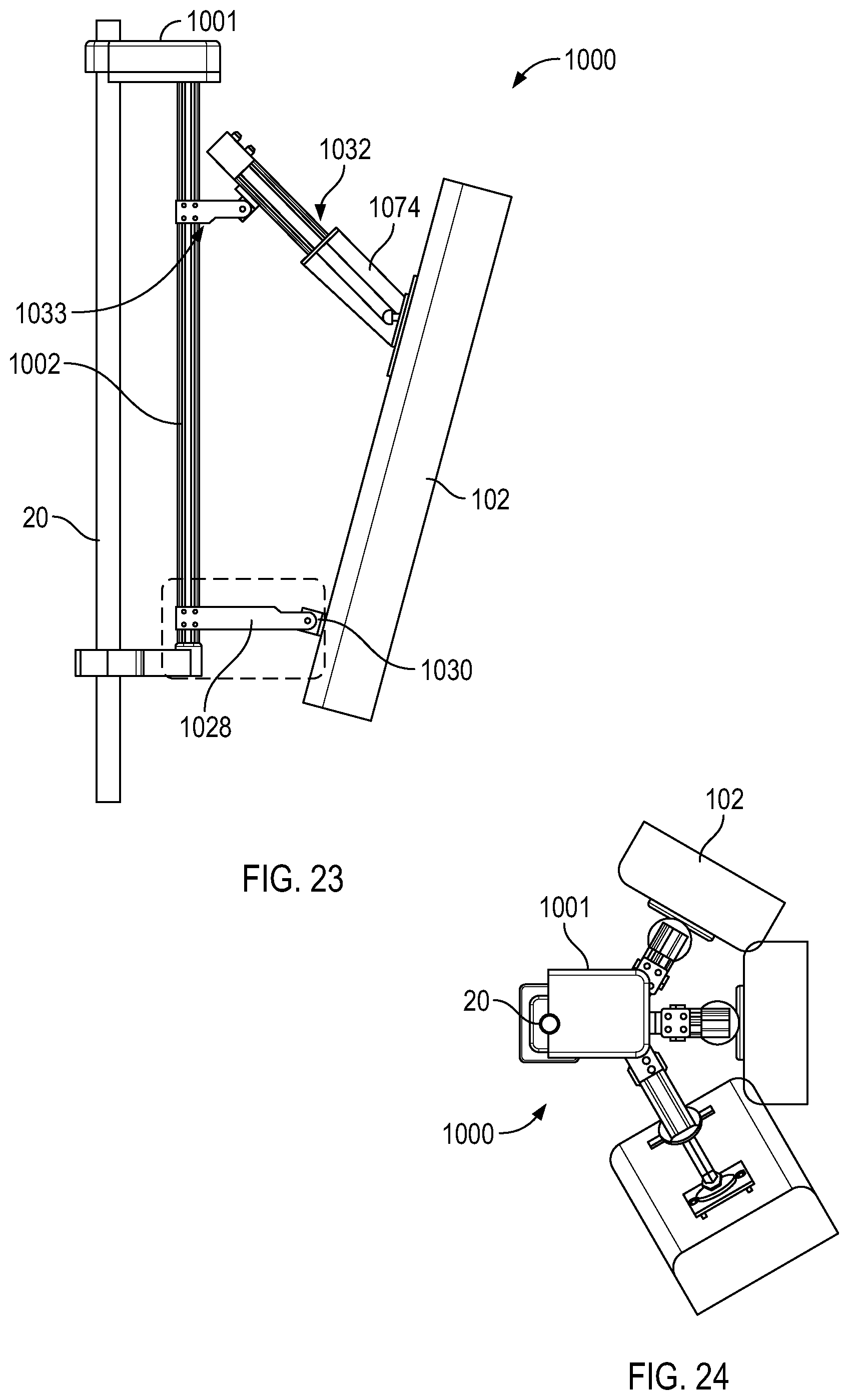 Patent US12368237 Figure 17 – Mechanical actuators for a wireless telecommunication antenna mount
