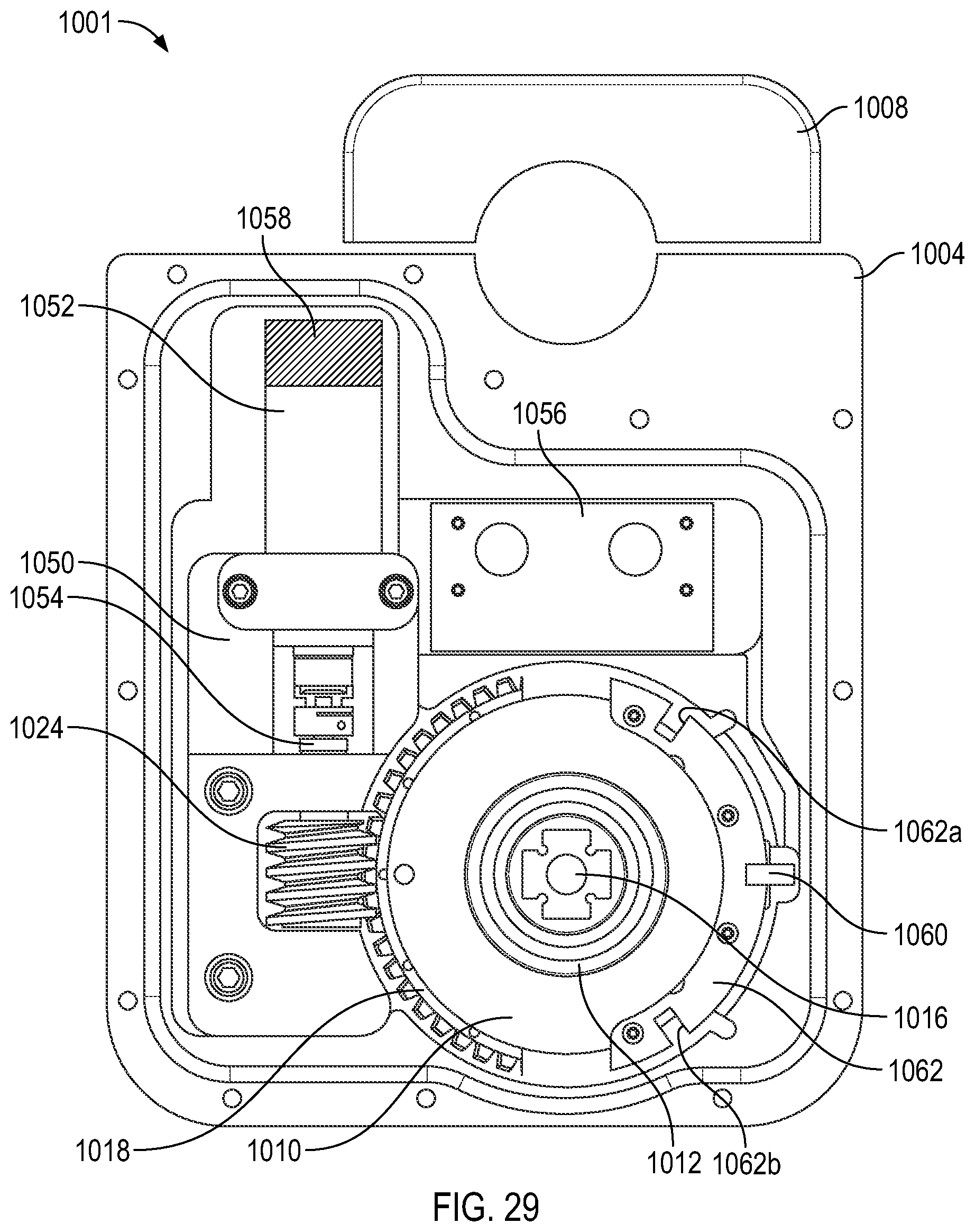 Patent US12368237 Figure 20 – Mechanical actuators for a wireless telecommunication antenna mount