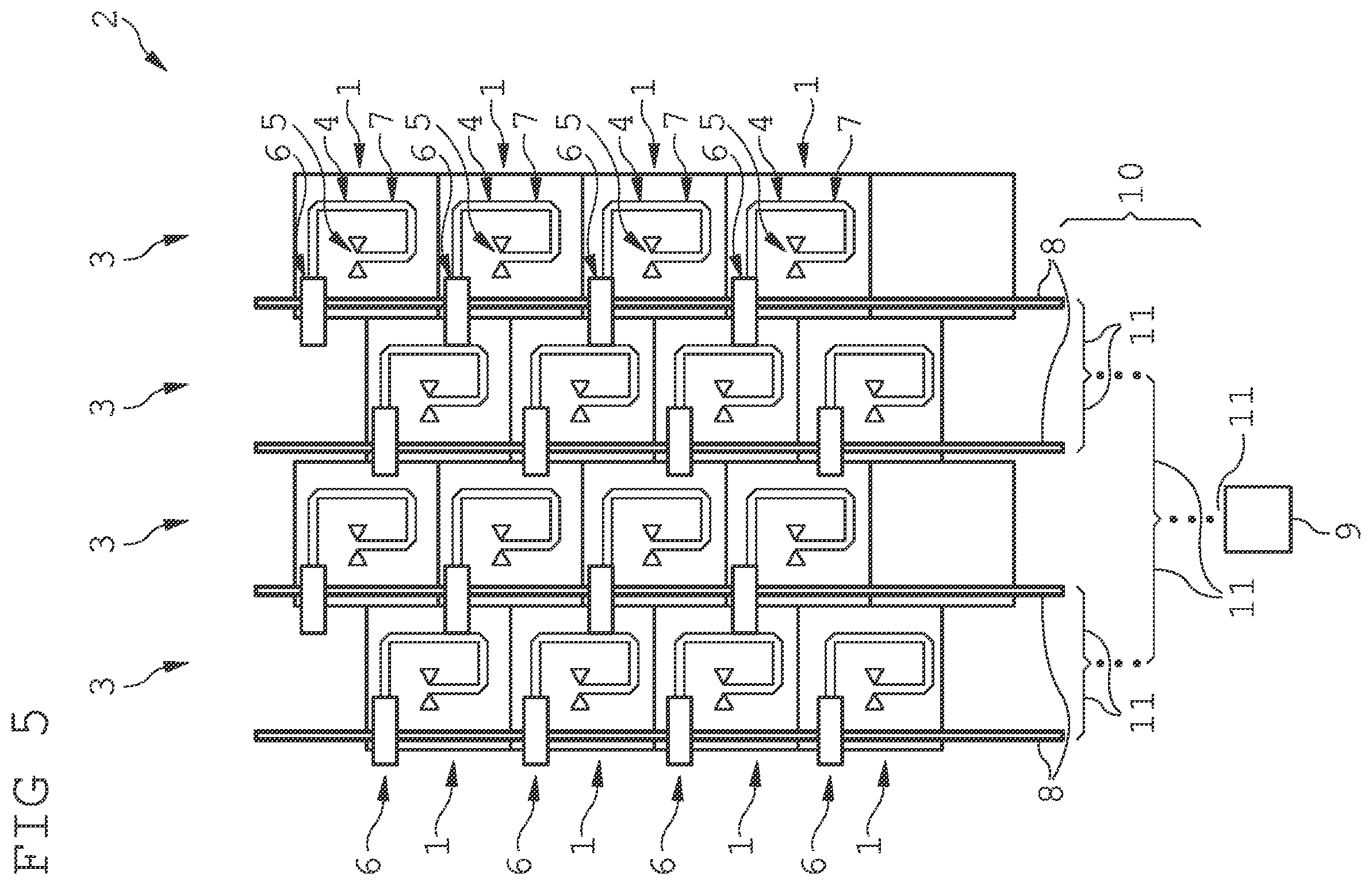 Patent US12368240 Figure 5 – Phased array antenna device