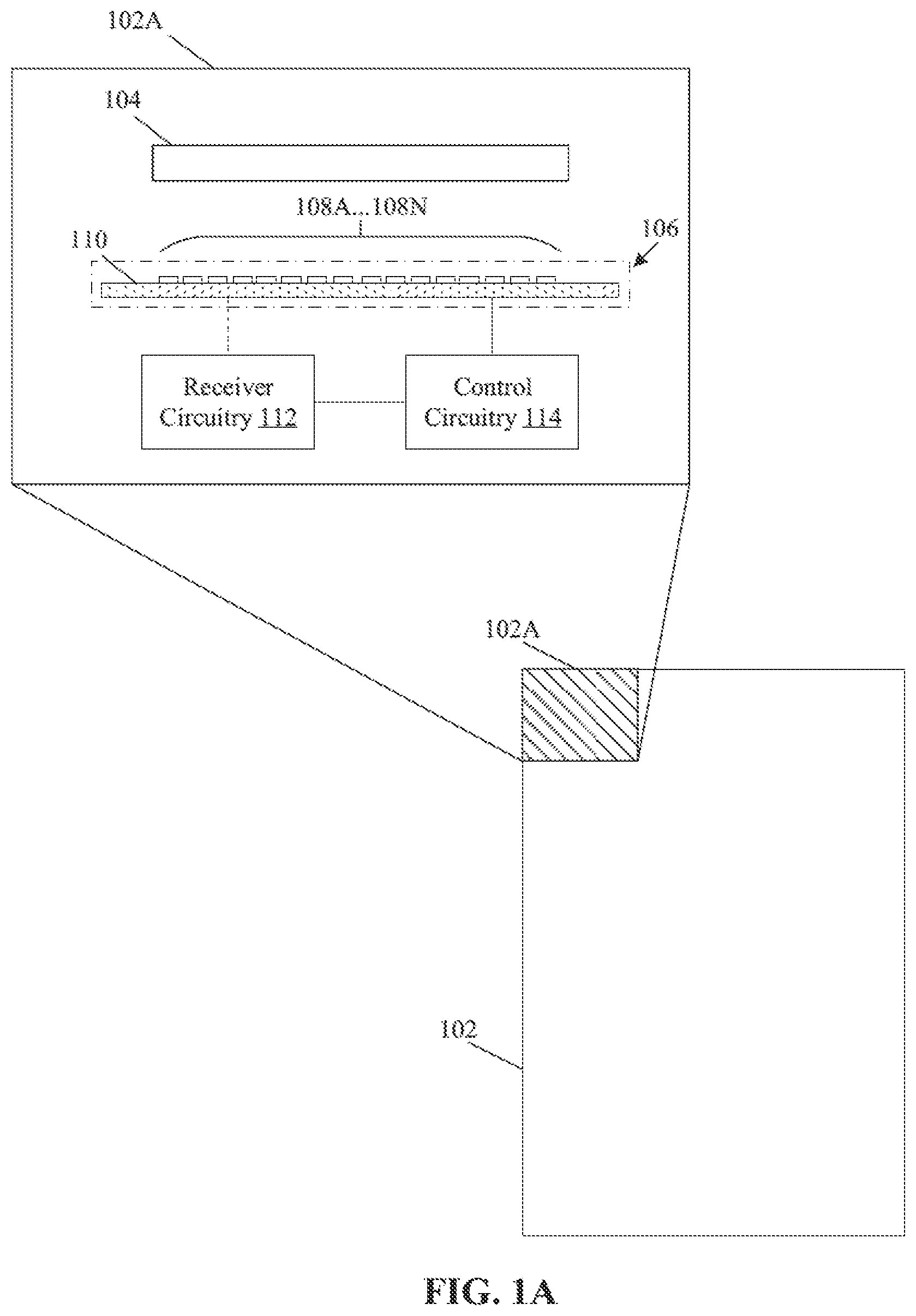 Patent US12368244 — Lens-enhanced communication device — Figure 1