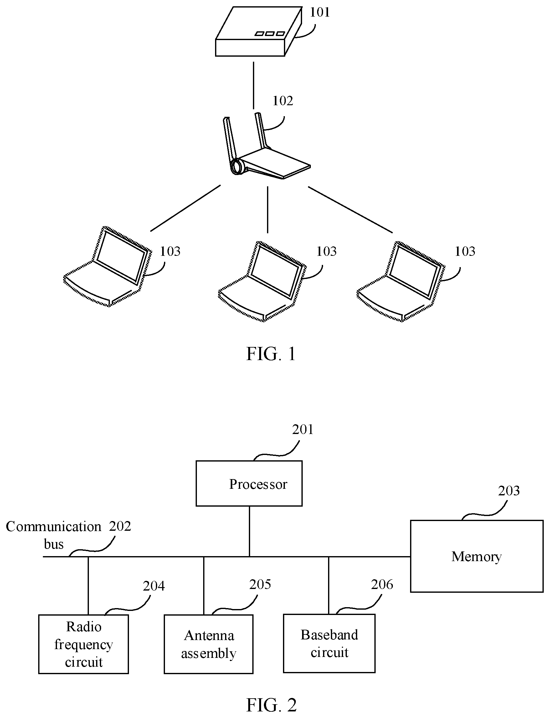 Patent US12368245 Figure 1 – Antenna assembly and wireless device