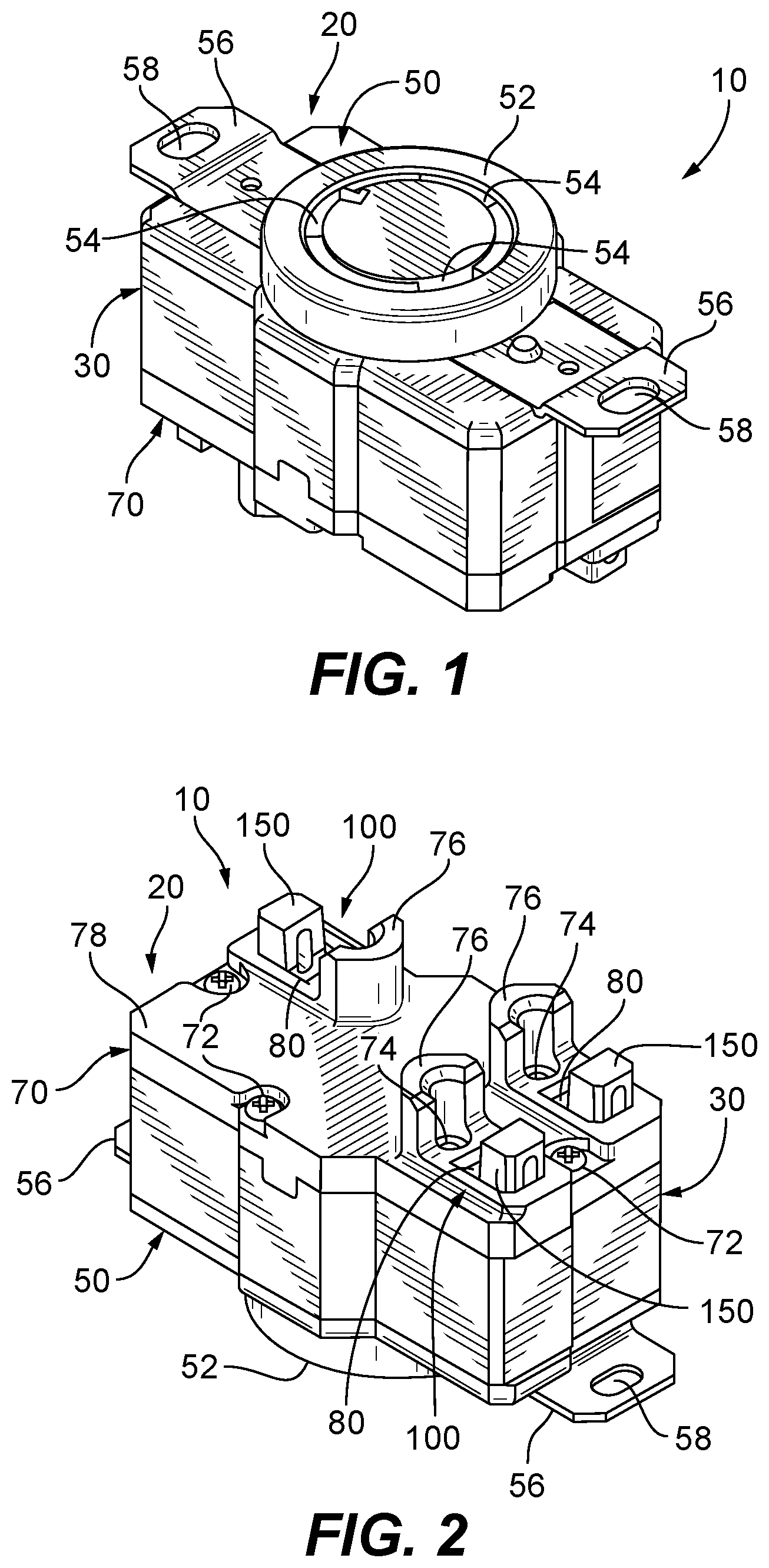 Patent US12368249 Figure 1 – Electrical wiring devices with screwless connection terminals