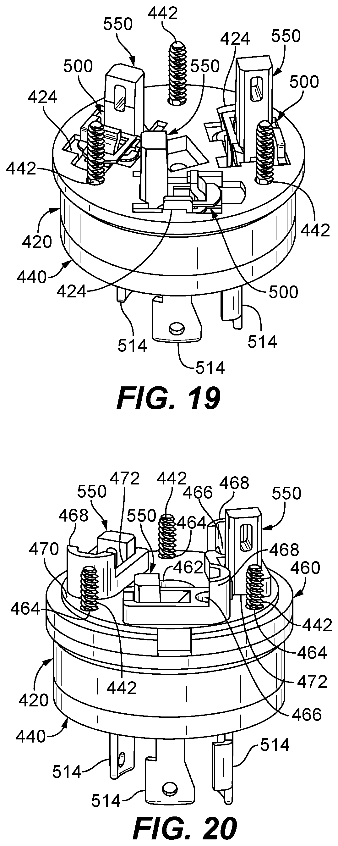 Patent US12368249 Figure 10 – Electrical wiring devices with screwless connection terminals