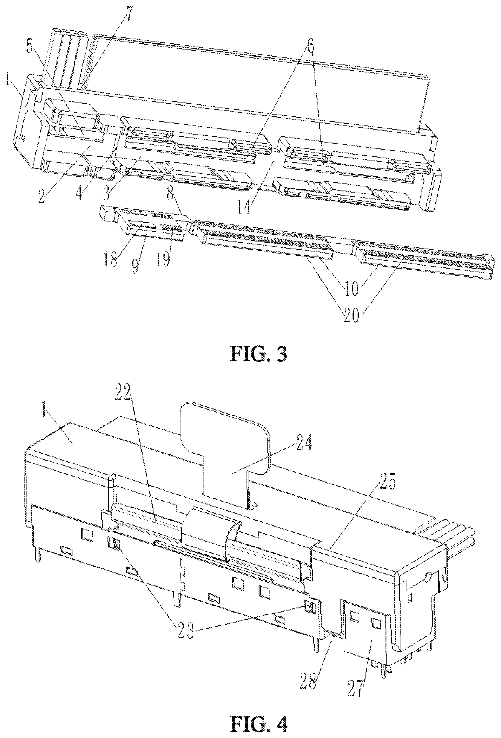 Patent US12368253 Figure 2 – Compact cable connector and connector assembly with stability