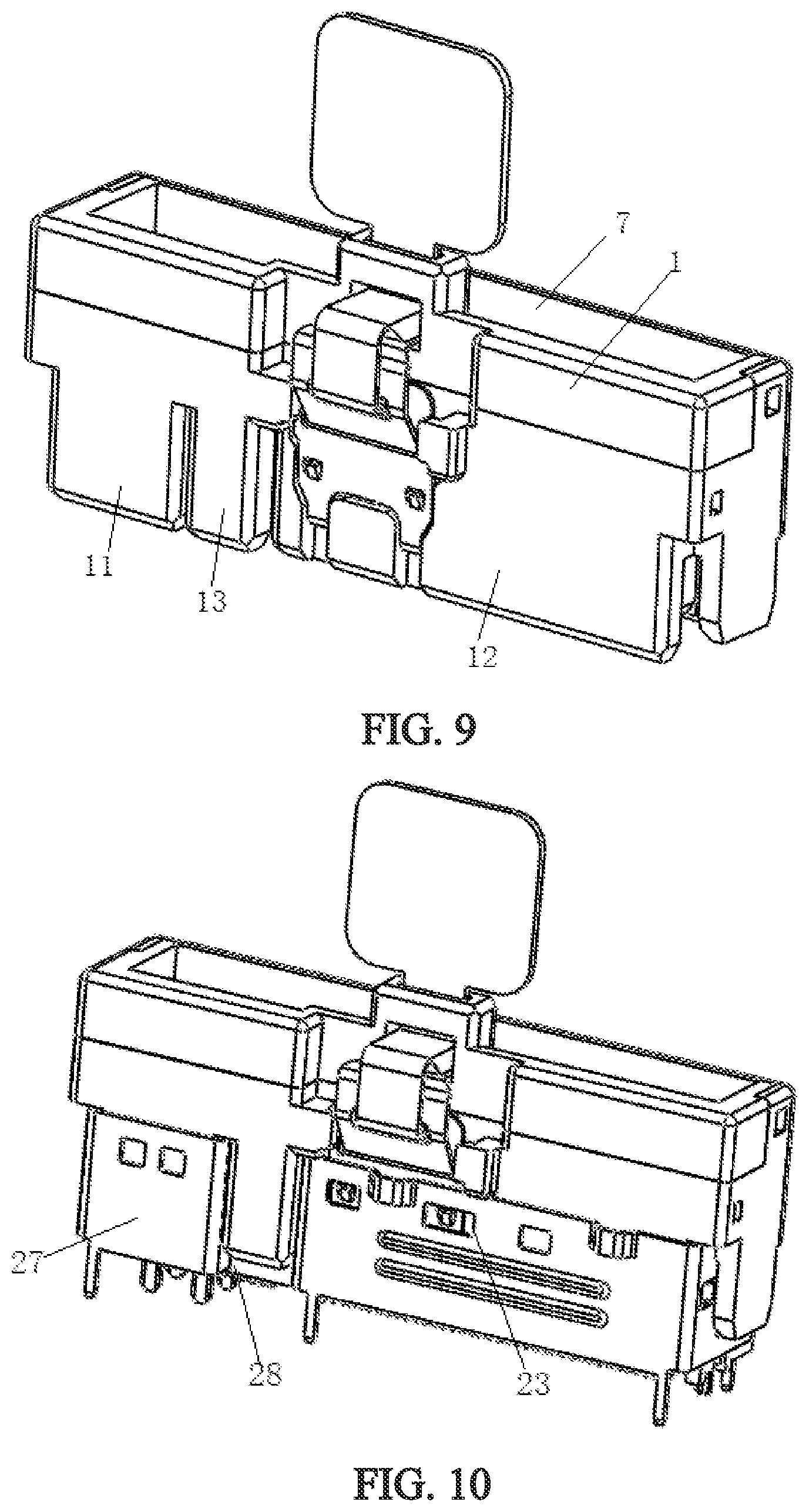 Patent US12368253 Figure 5 – Compact cable connector and connector assembly with stability