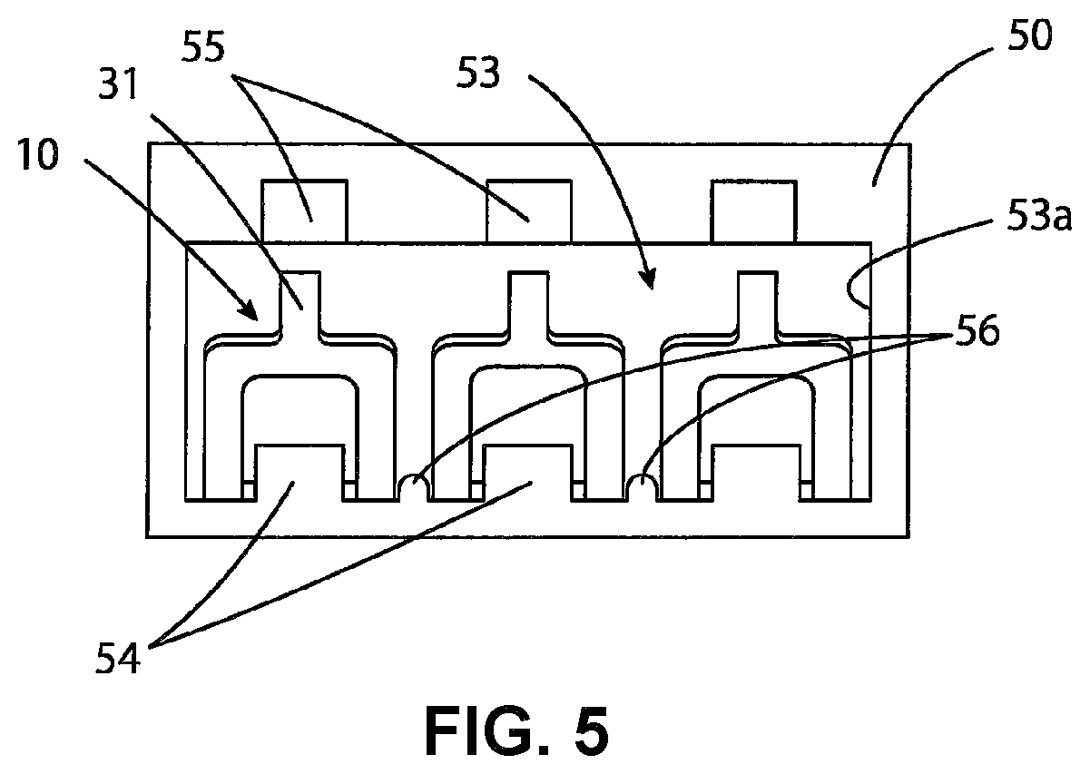Patent US12368260 Figure 5 – Interposer with contacts having inwardly protruding press-fit portions