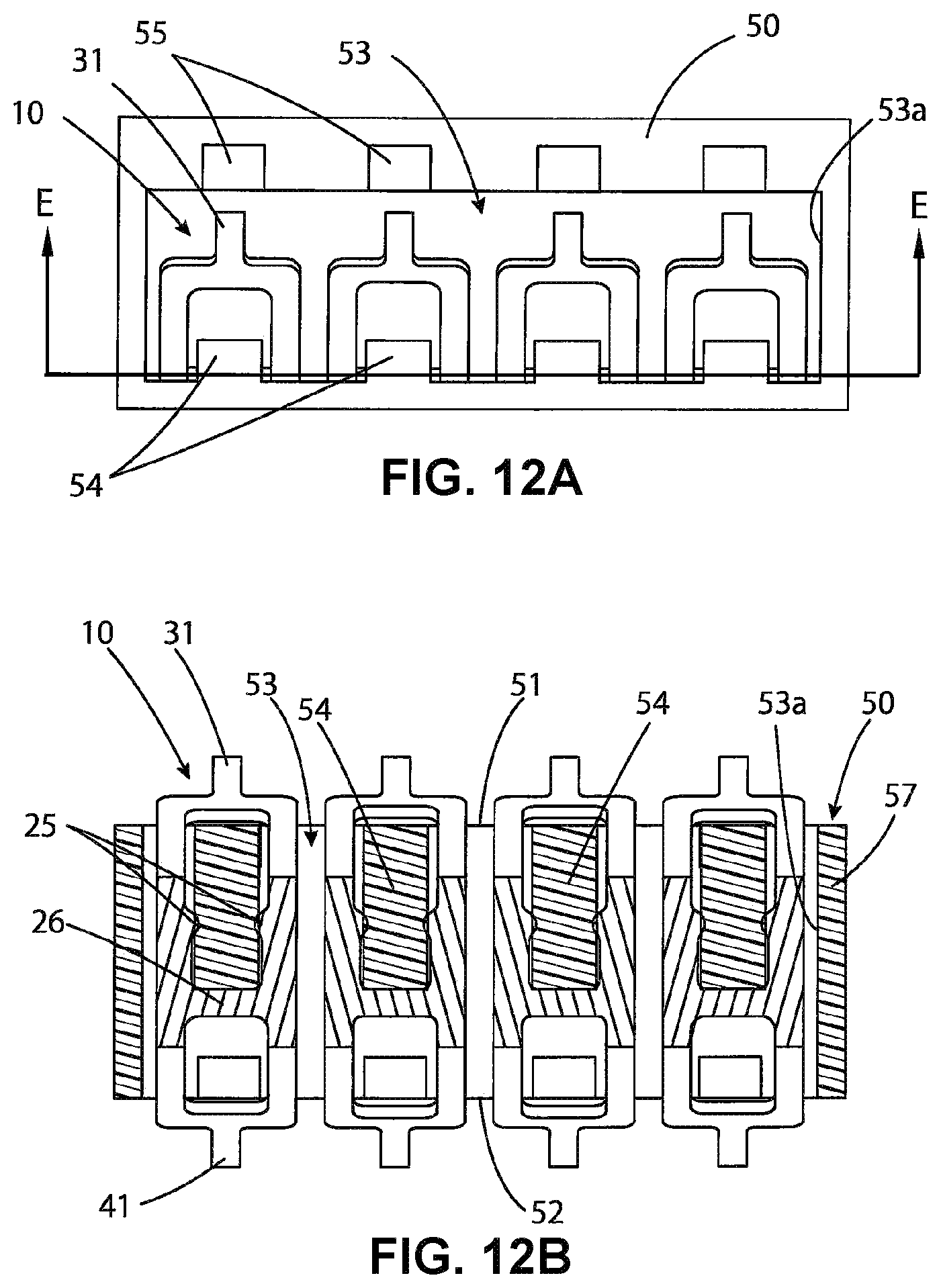 Patent US12368260 Figure 12 – Interposer with contacts having inwardly protruding press-fit portions