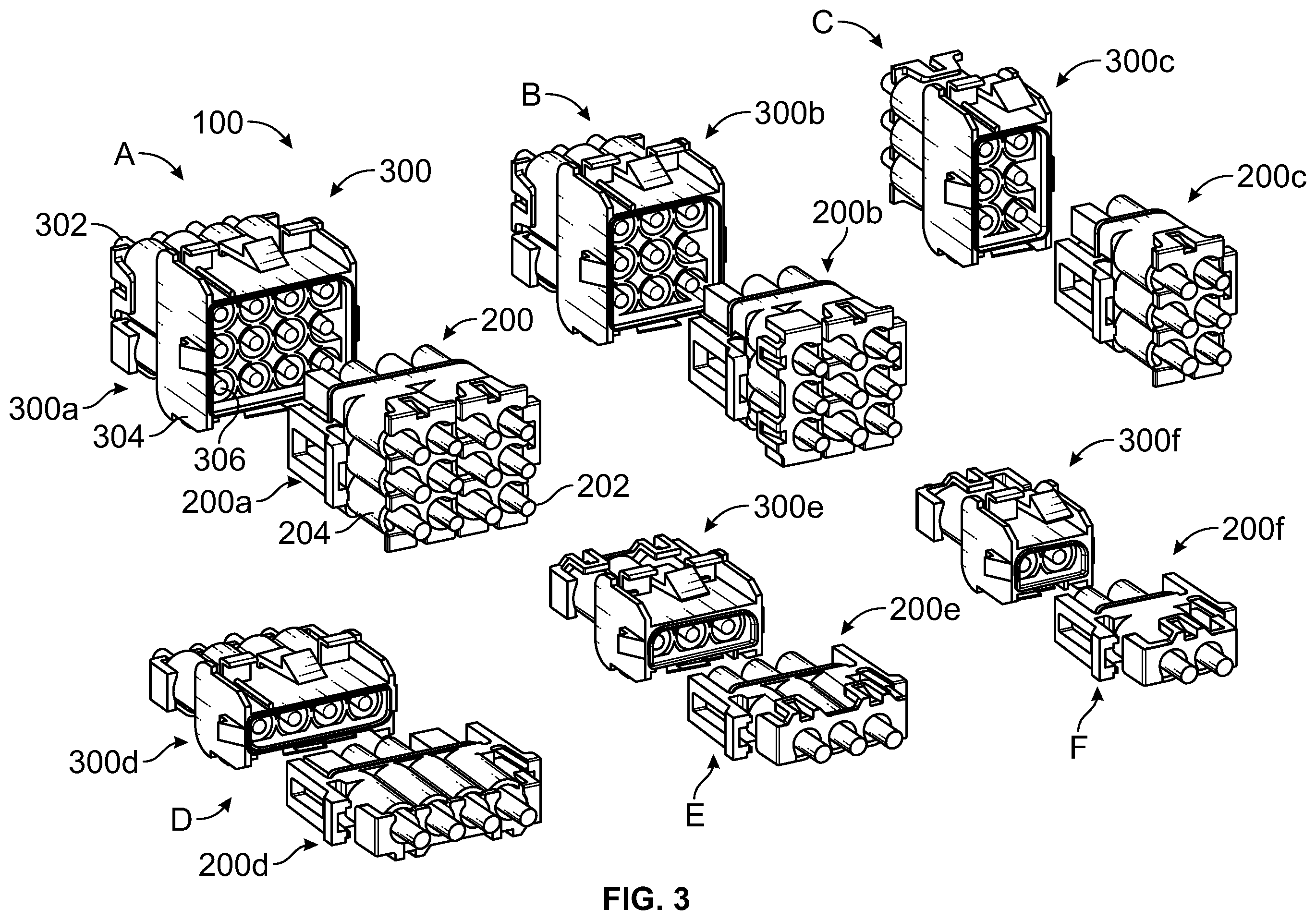 Patent US12368262 Figure 3 – Electrical connector system