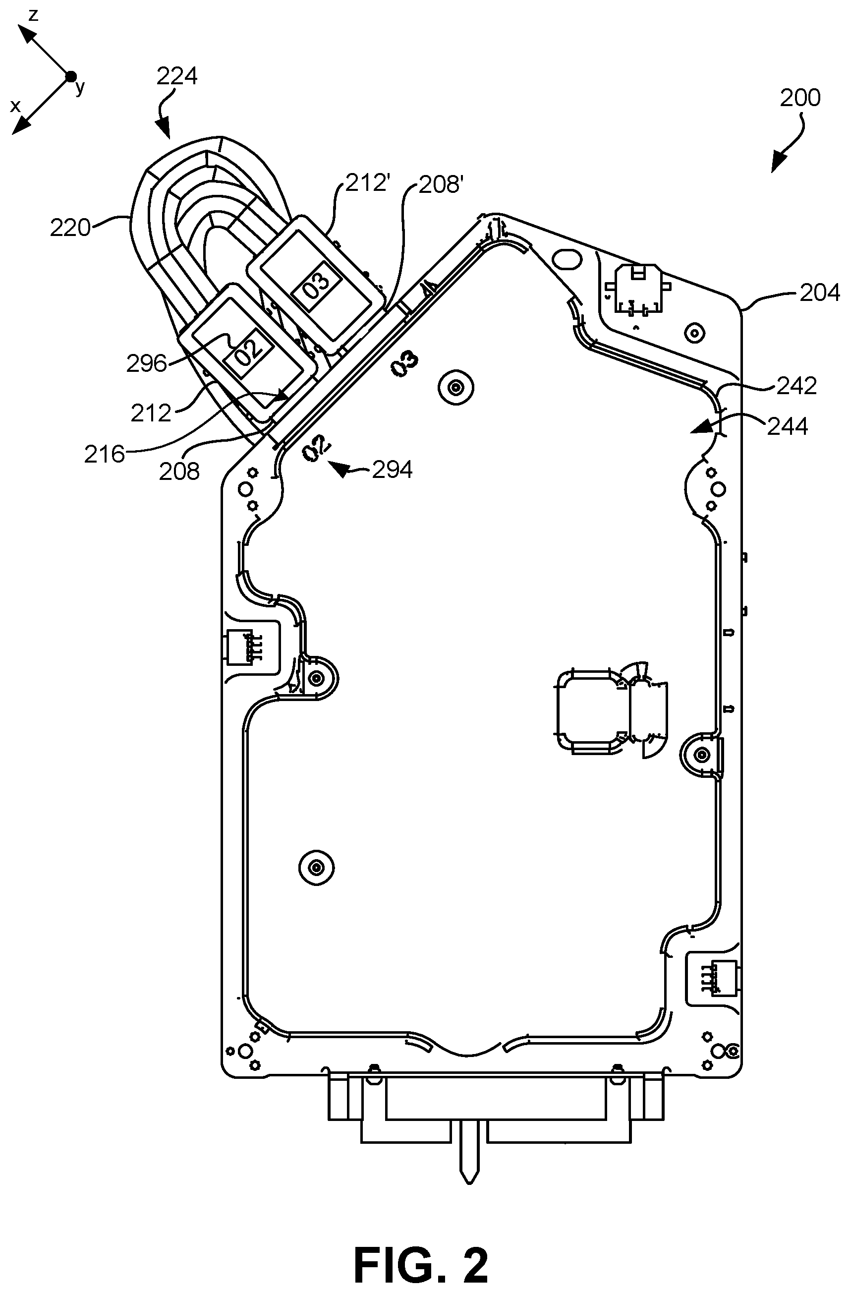 Patent US12368264 Figure 2 – Connector bracket for a cable connector