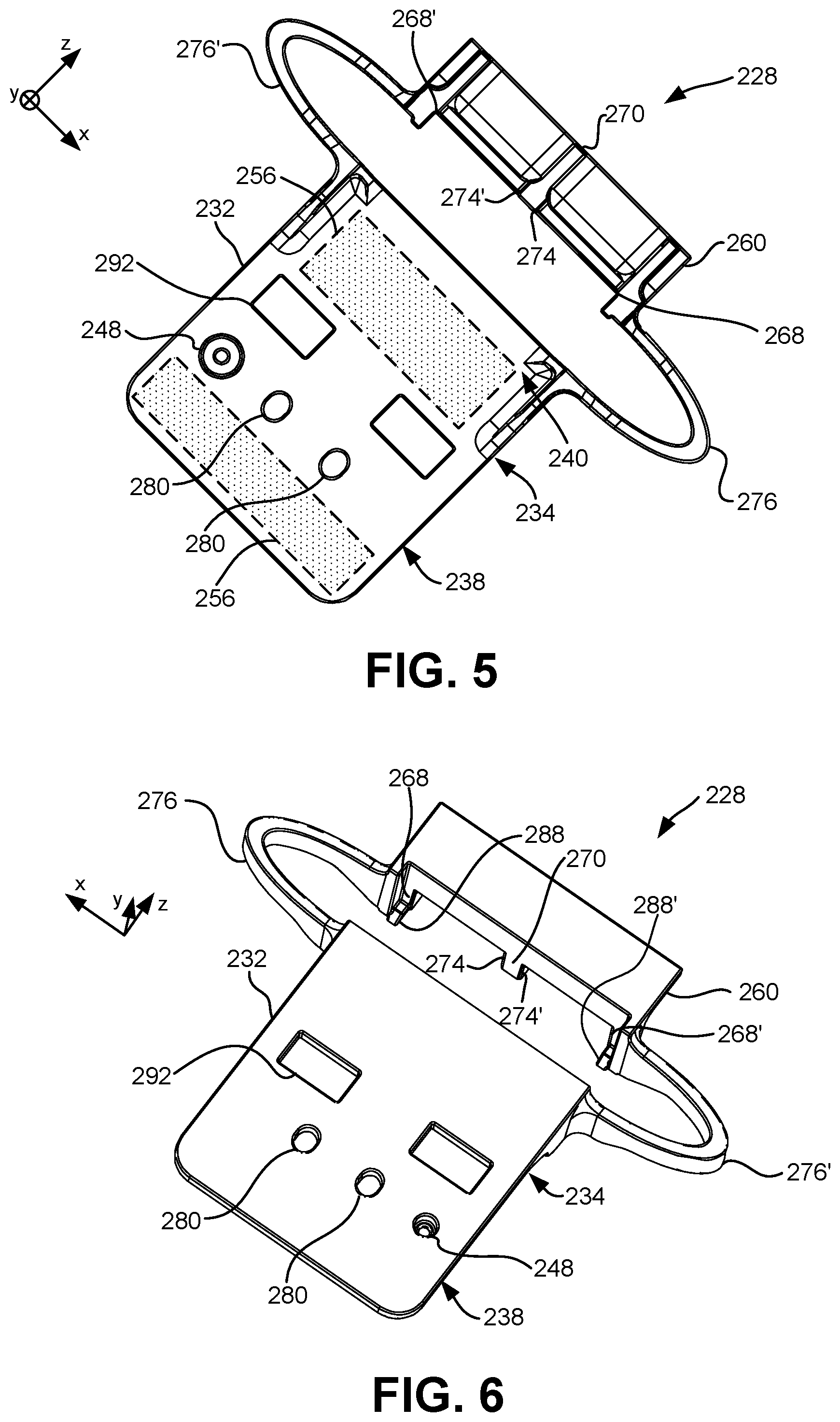 Patent US12368264 Figure 4 – Connector bracket for a cable connector