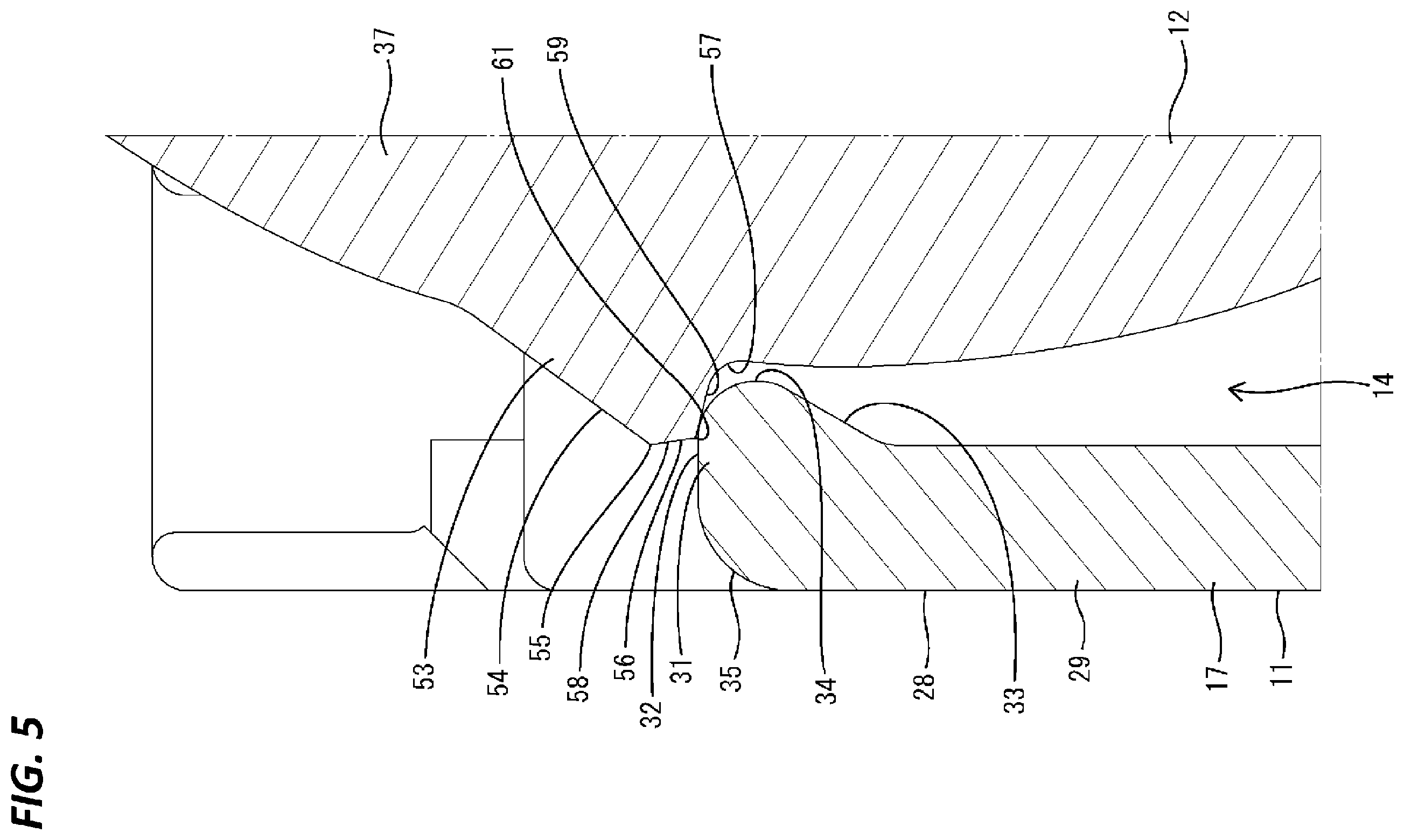 Patent US12368268 Figure 5 – Connector with locking portion