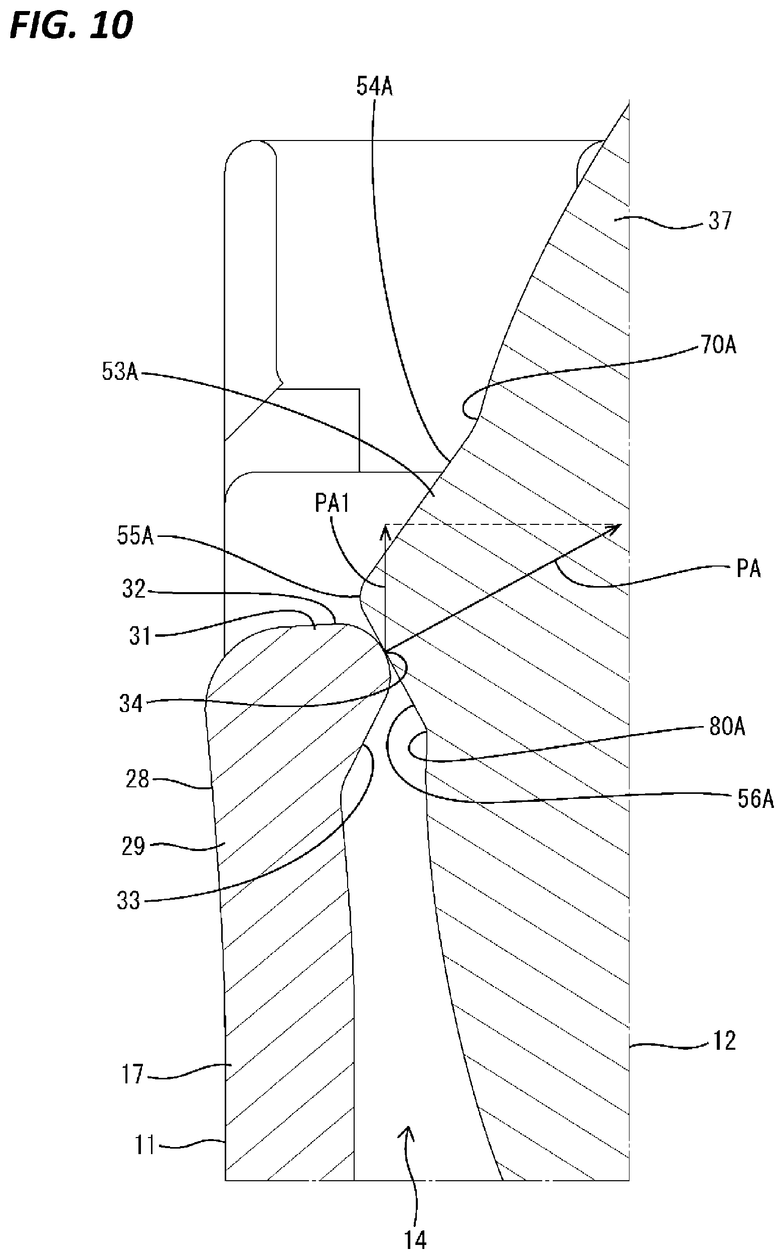Patent US12368268 Figure 10 – Connector with locking portion