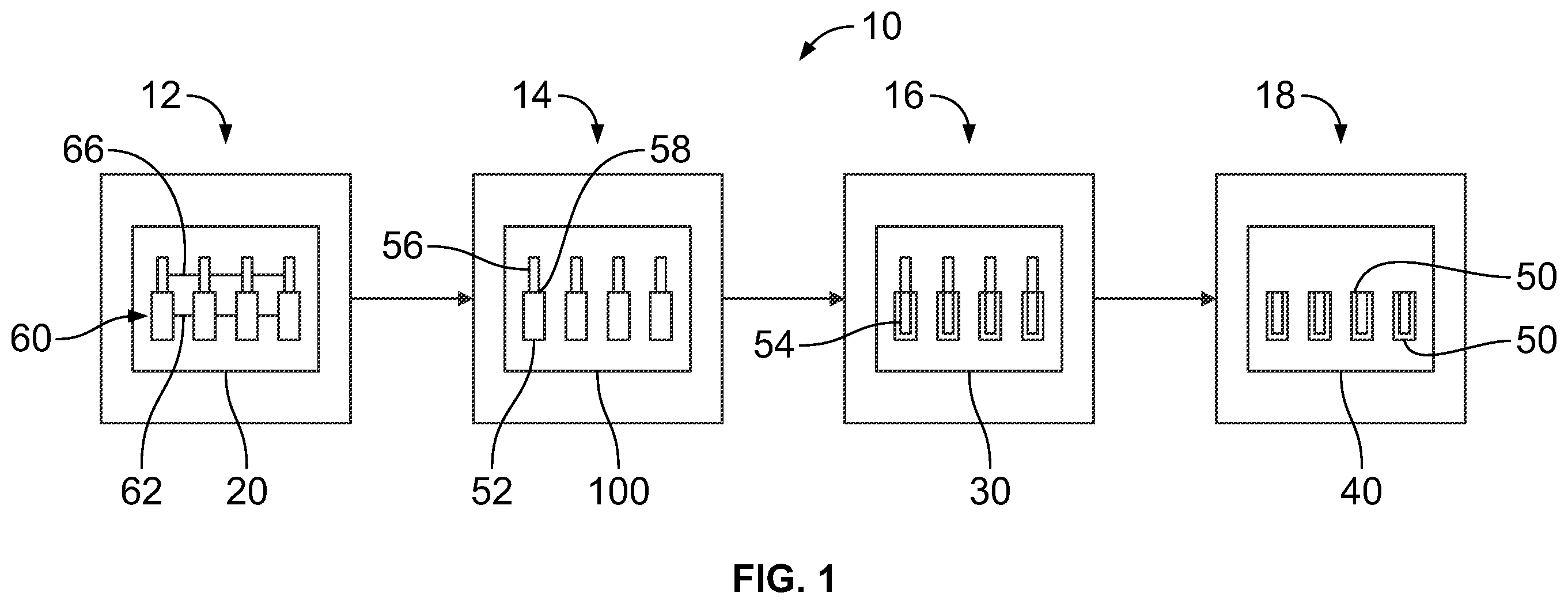 Patent US12368274 — Connector processing machine — Figure 1