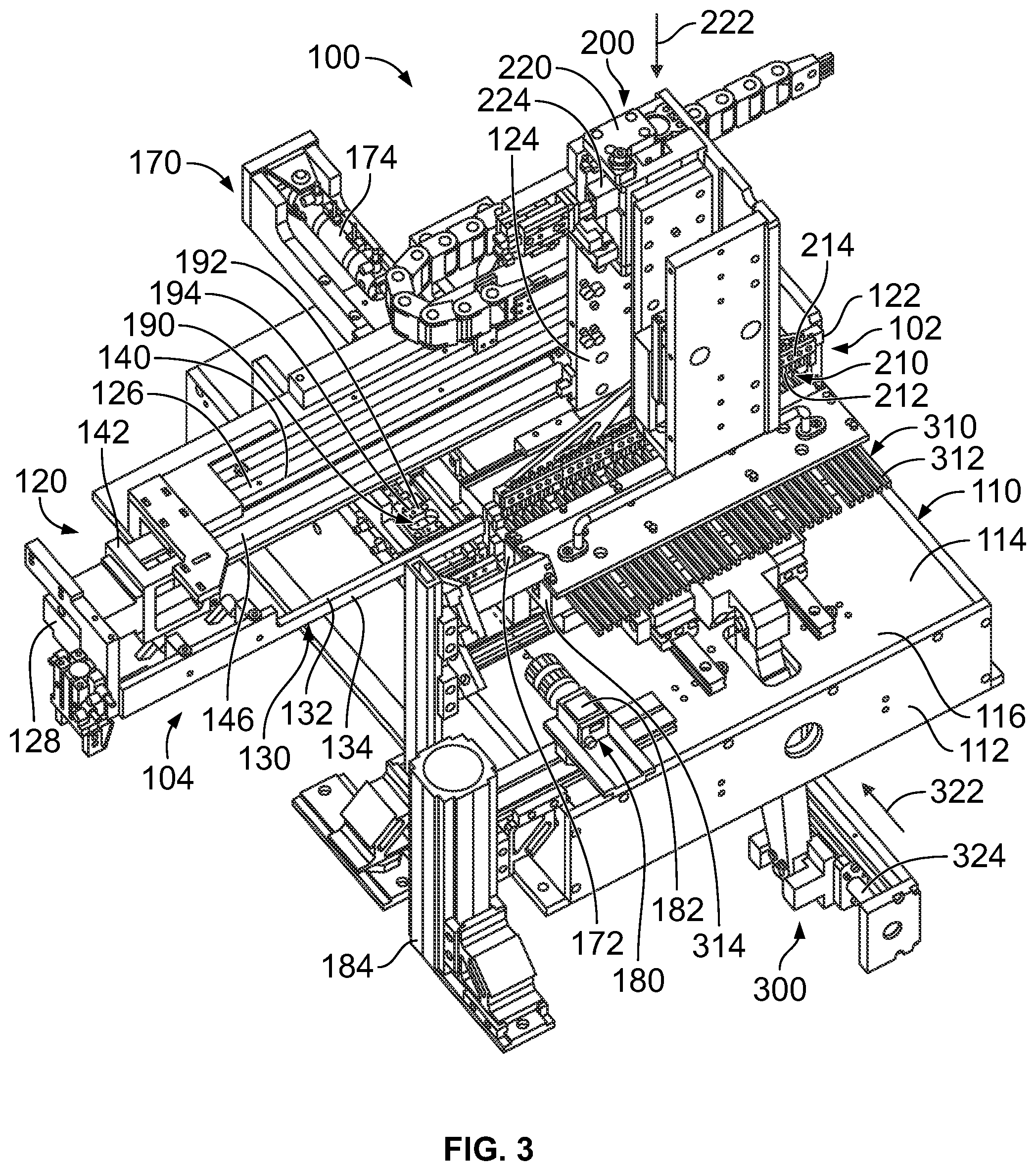 Patent US12368274 Figure 3 – Connector processing machine