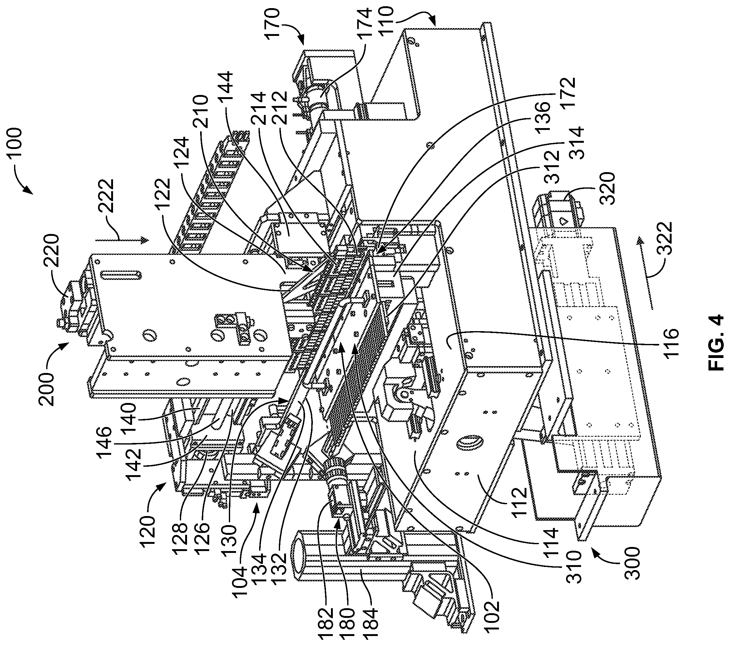 Patent US12368274 Figure 4 – Connector processing machine
