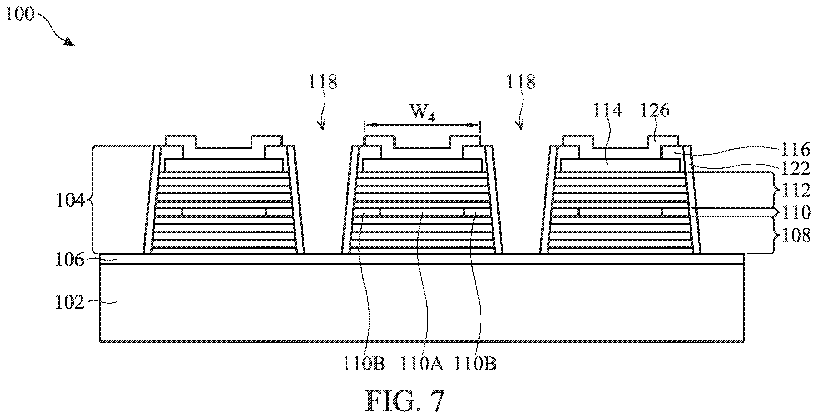 Patent US12368280 Figure 7 – Semiconductor device and method