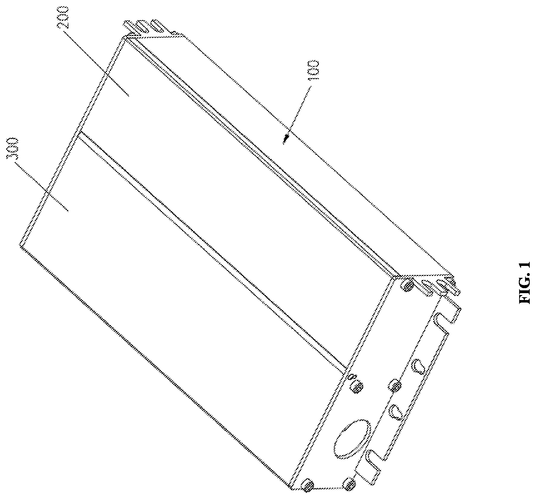 Patent US12368290 — Junction box with screw-free rotary flip cover used for lighting device — Figure 1