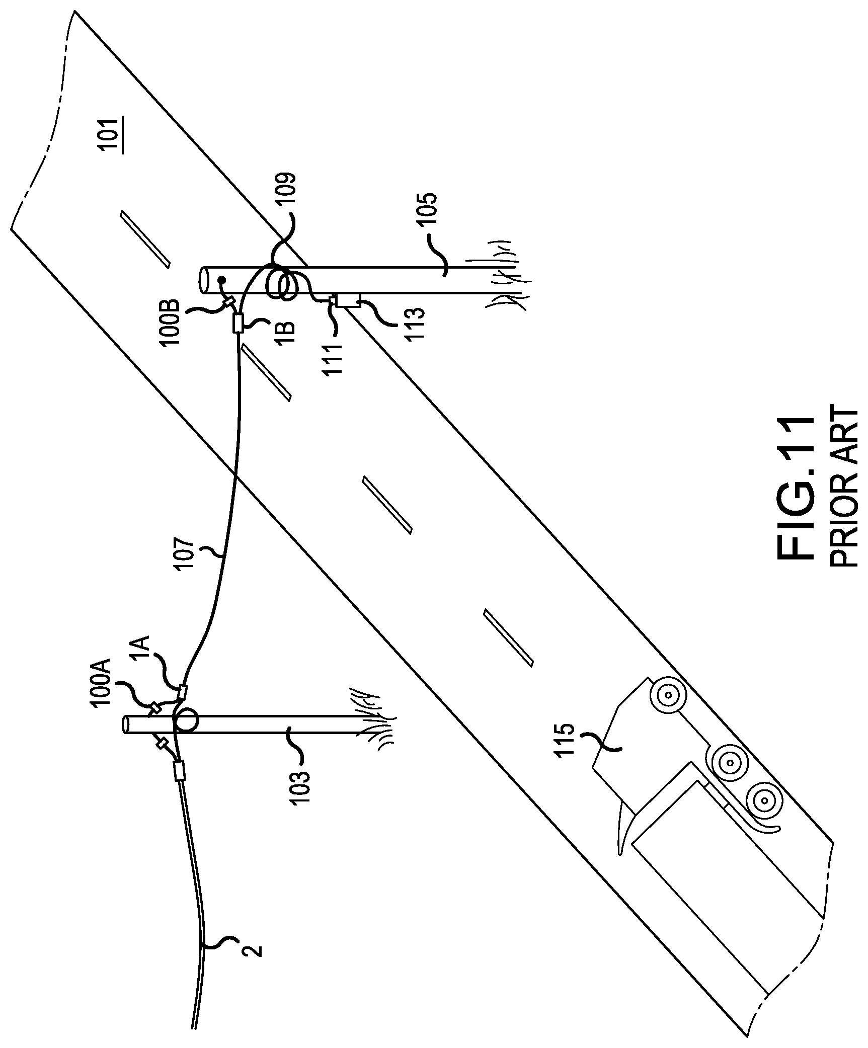 Patent US12368292 Figure 5 – Drop cable clamp with controlled cable cutting feature