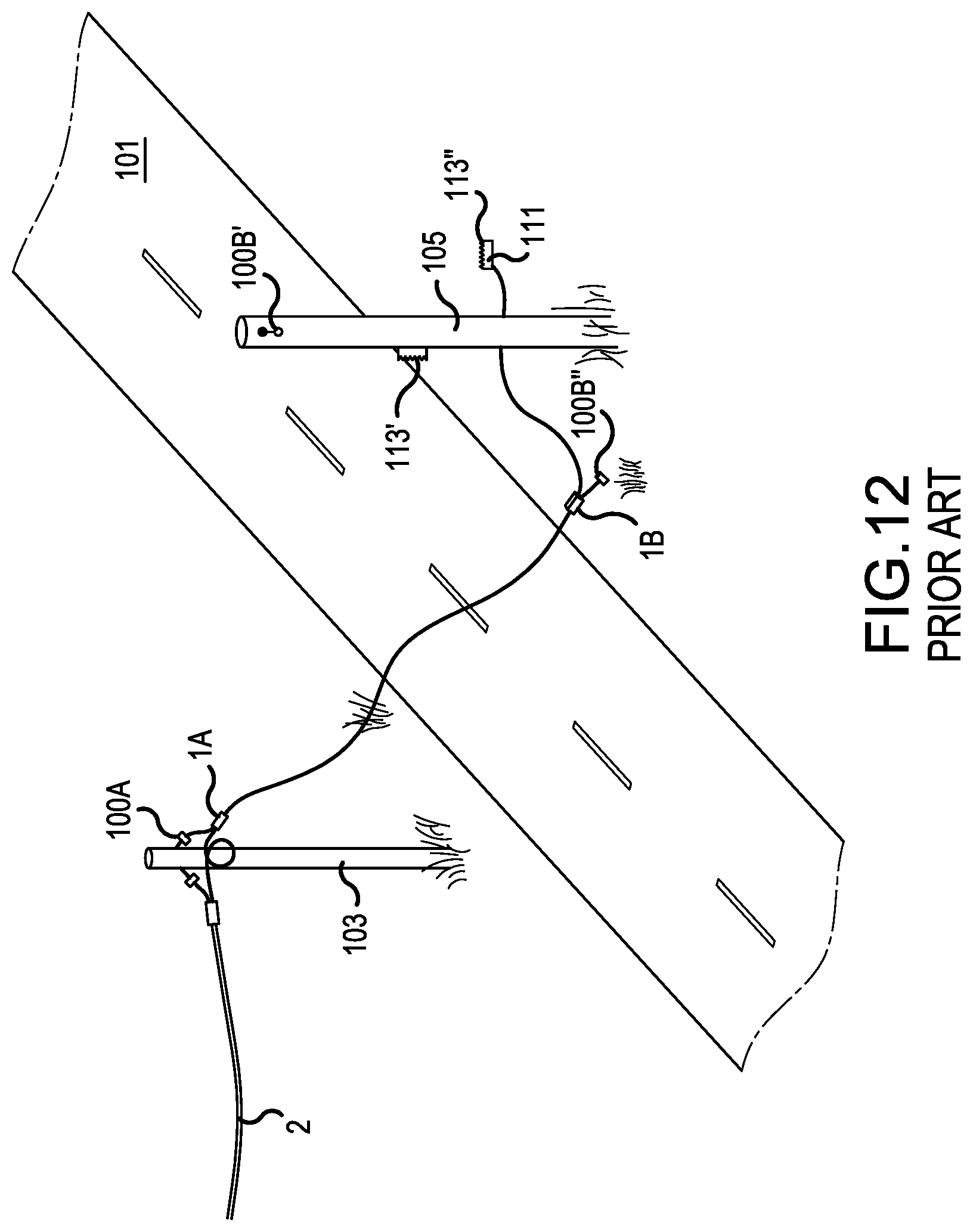 Patent US12368292 Figure 6 – Drop cable clamp with controlled cable cutting feature