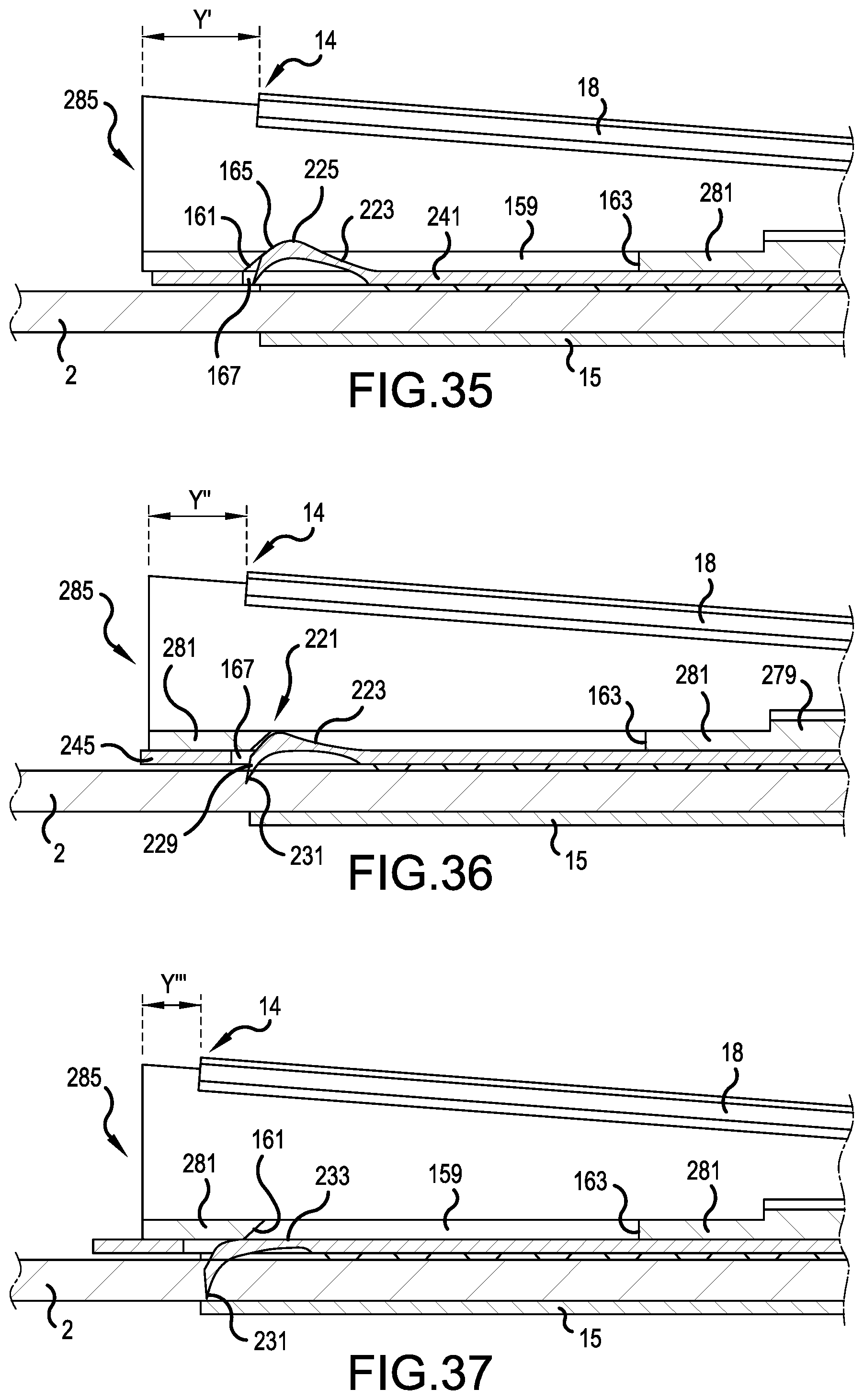 Patent US12368292 Figure 19 – Drop cable clamp with controlled cable cutting feature