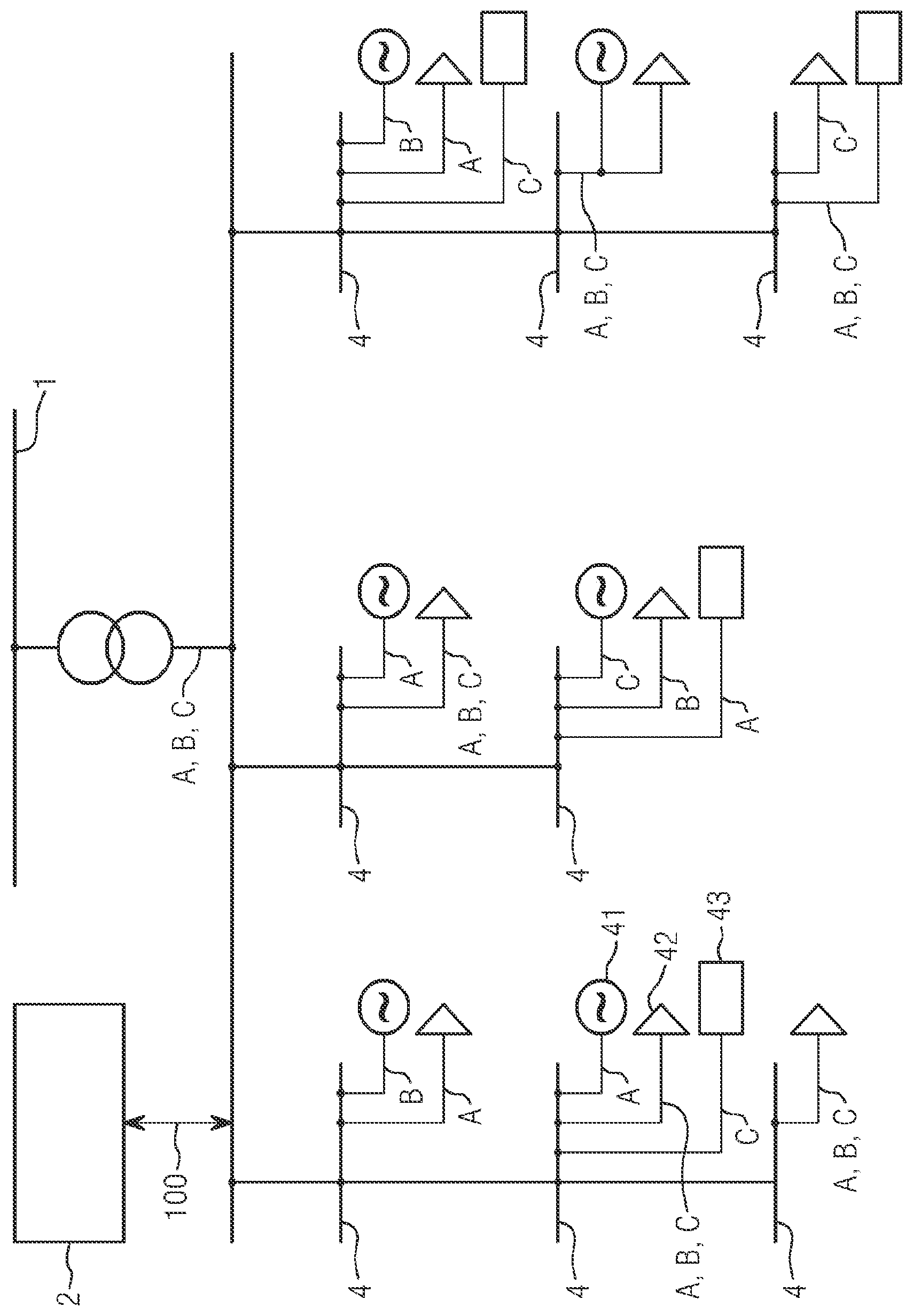 Patent US12368305 Figure 1 – Controlling exchanges of energy between a plurality of systems connected to an electrical grid