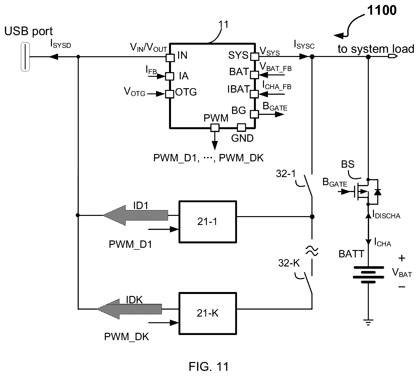 Patent US12368312 Figure 10 – Battery charge current management system and related integrated circuit