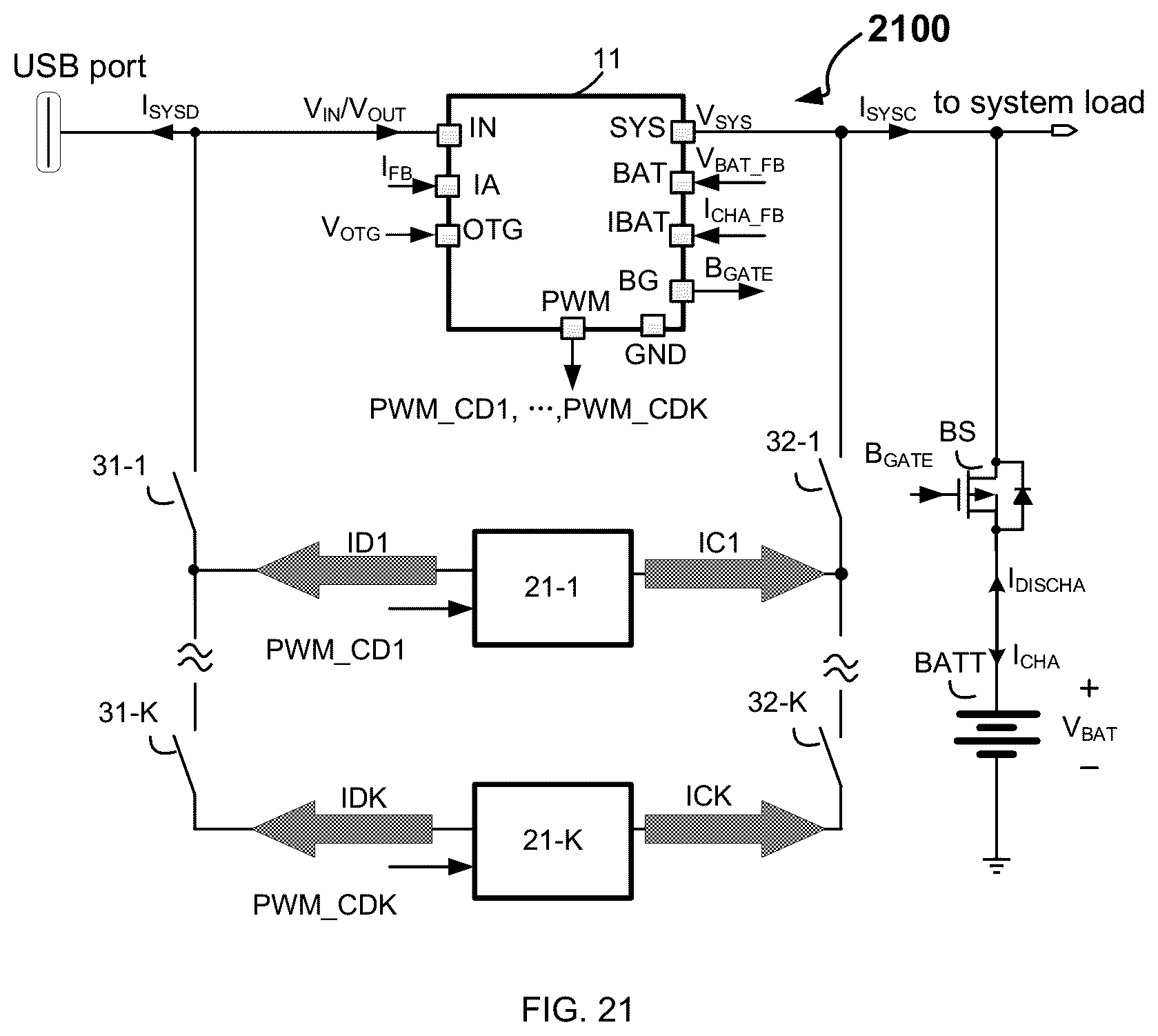 Patent US12368312 Figure 18 – Battery charge current management system and related integrated circuit