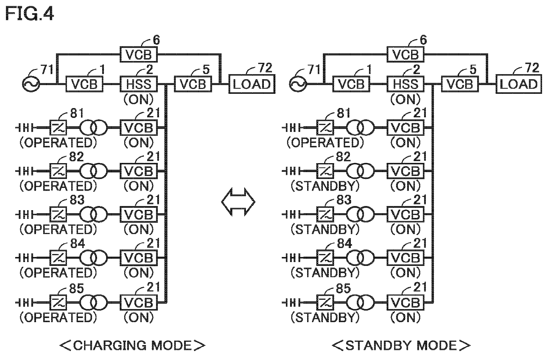 Patent US12368316 Figure 4 – Power supply device