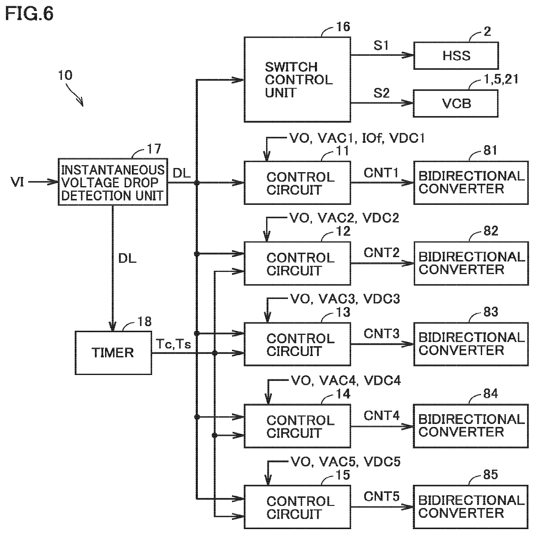 Patent US12368316 Figure 6 – Power supply device