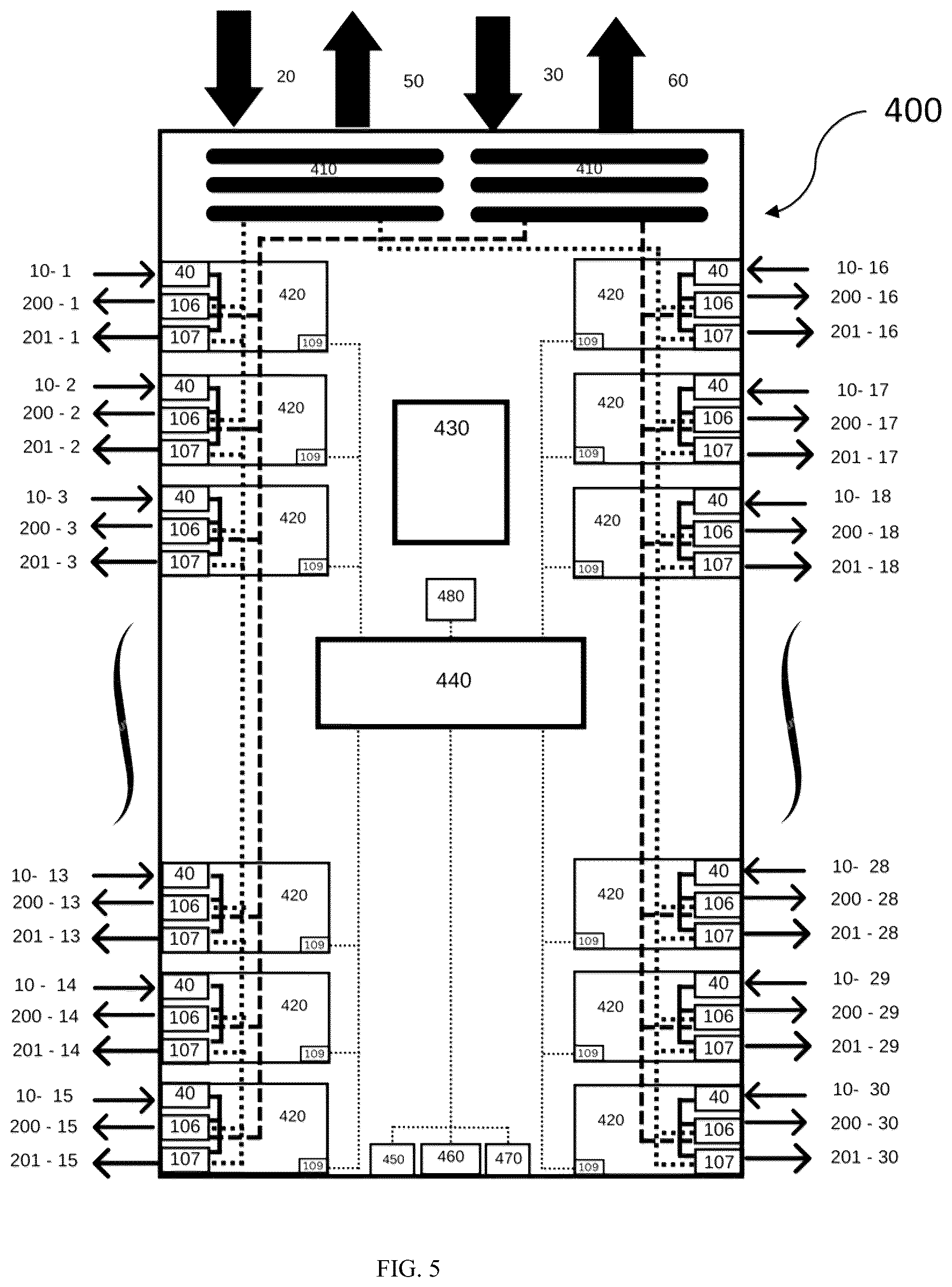 Patent US12368319 Figure 5 – Renewable energy and backup power distribution and resource management system