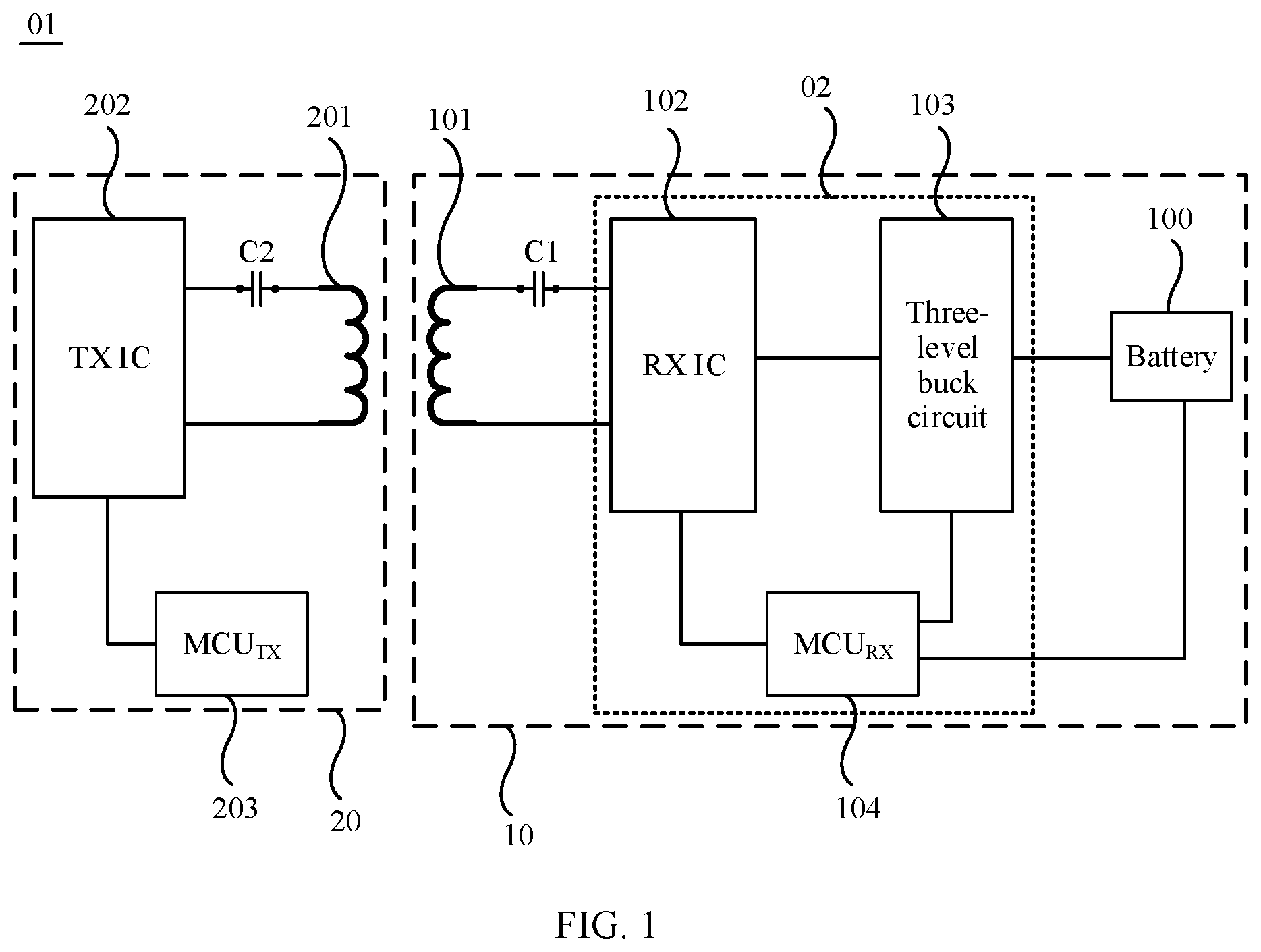 Patent US12368326 Figure 1 – Charging control method, electronic device, and wireless charging system