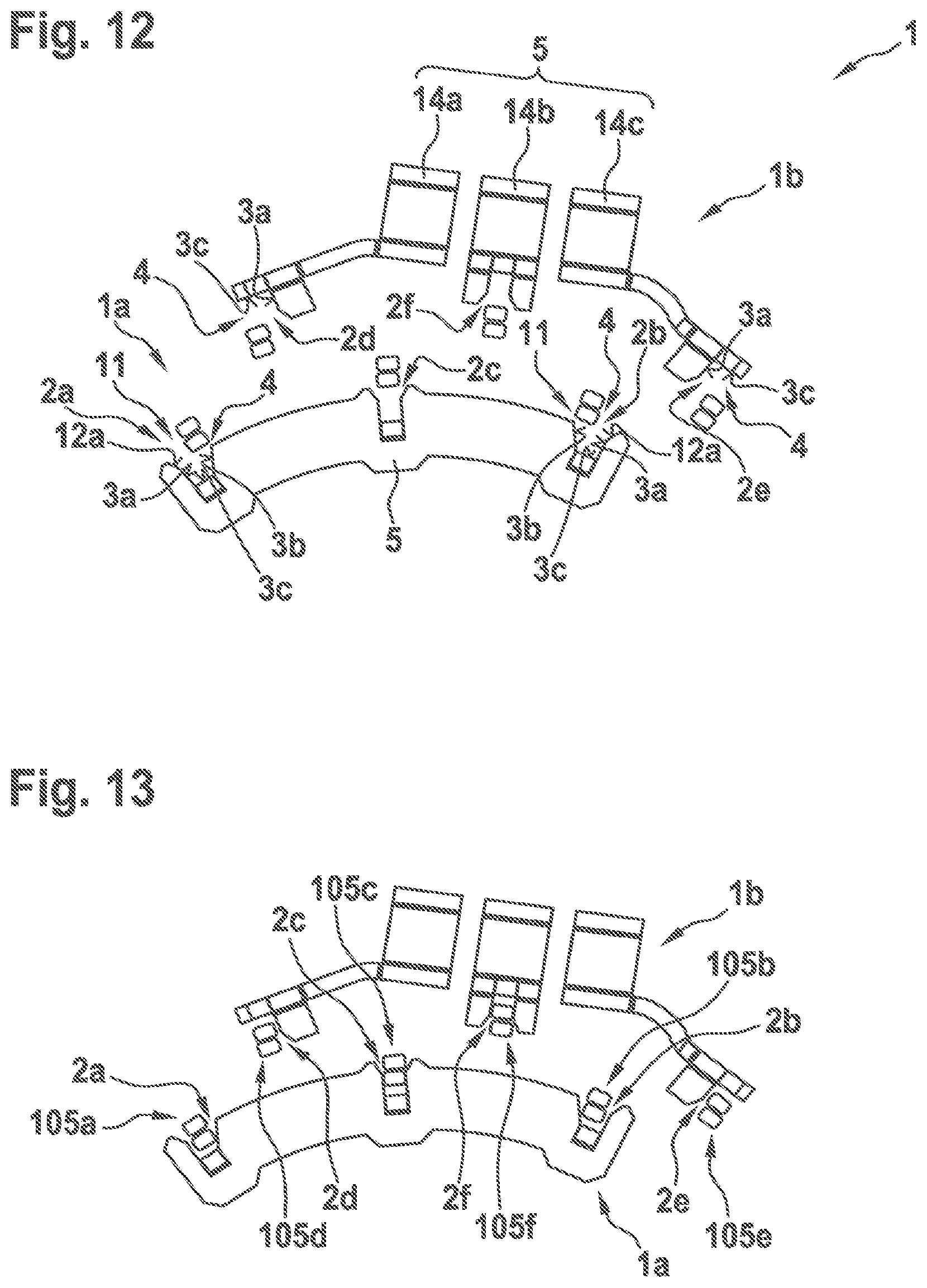 Patent US12368338 Figure 7 – Connection device for a stator, stator arrangement for an electric machine, method for producing a stator arrangement and electric machine for driving a vehicle