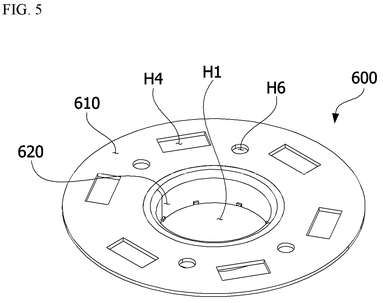 Patent US12368342 Figure 5 – Motor