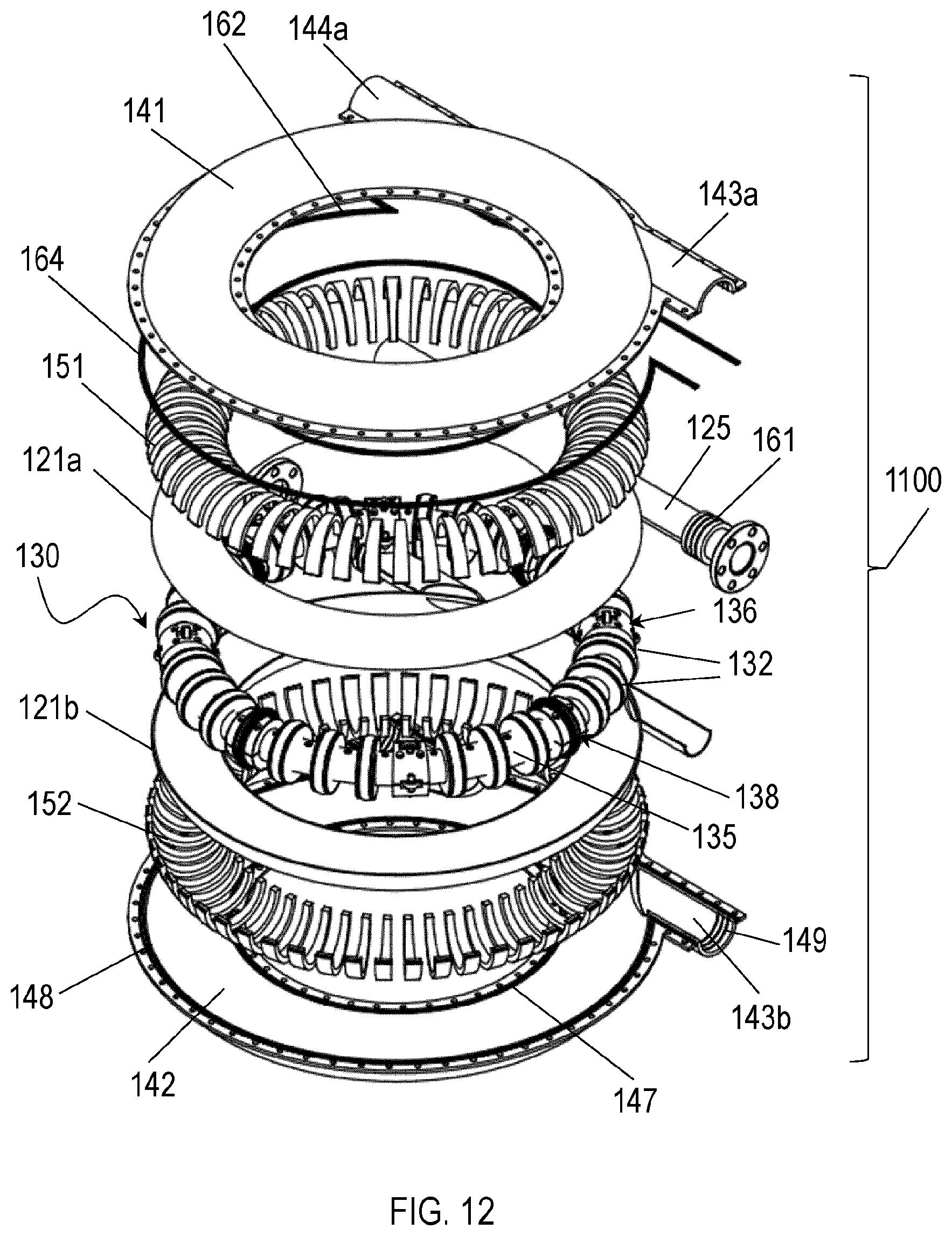 Patent US12368345 Figure 5 – Toroidal electric generator
