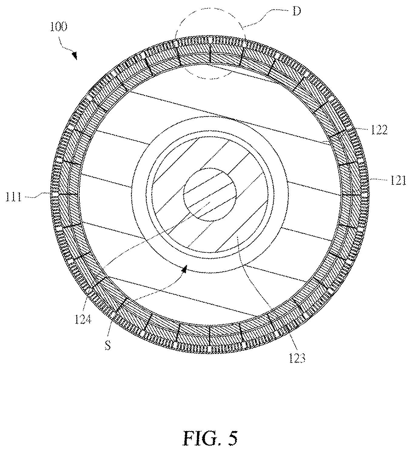 Patent US12368349 Figure 5 – Composite two-phase fluid cooling motor and composite two-phase fluid cooling device thereof