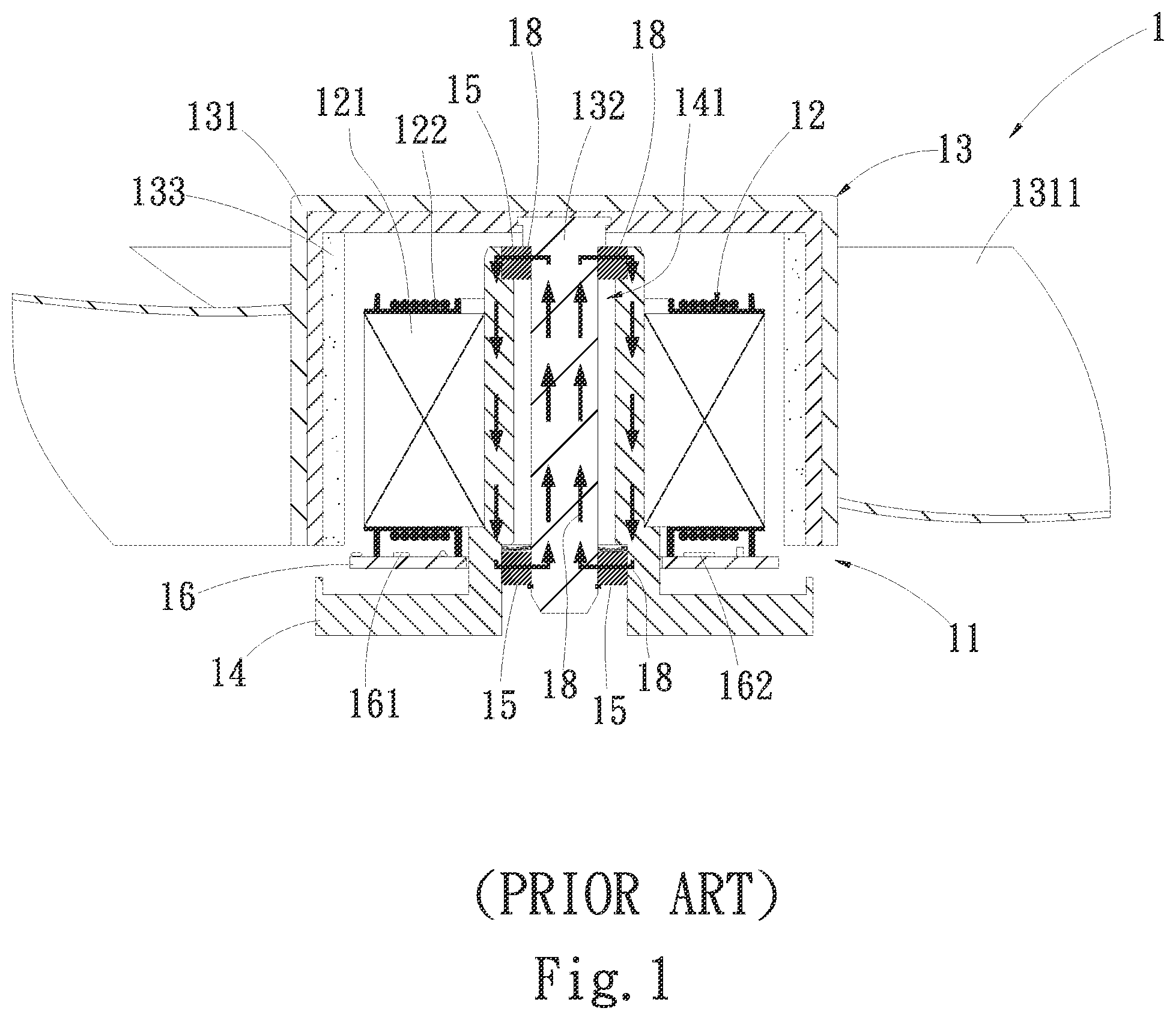 Patent US12368351 Figure 1 – Shaft voltage reduction structure applicable to electric machine