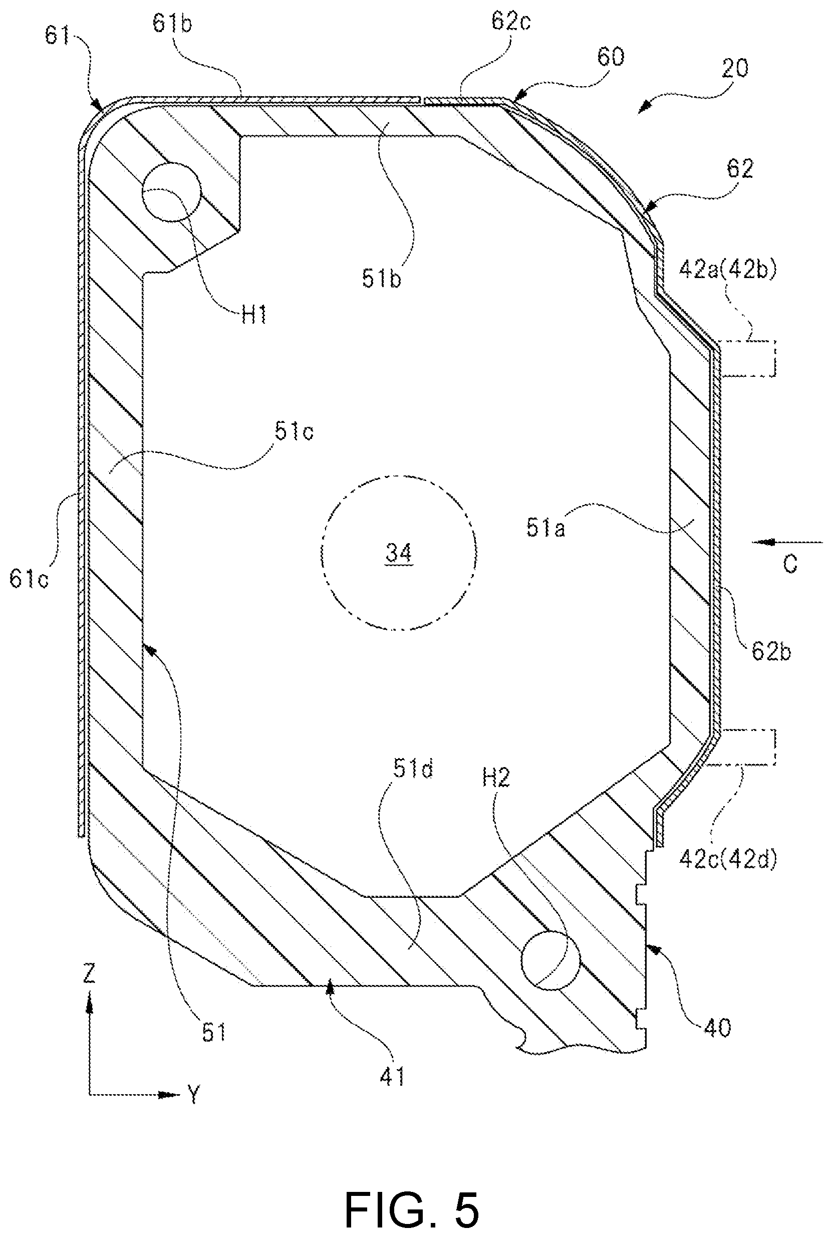 Patent US12368352 Figure 5 – Motor device