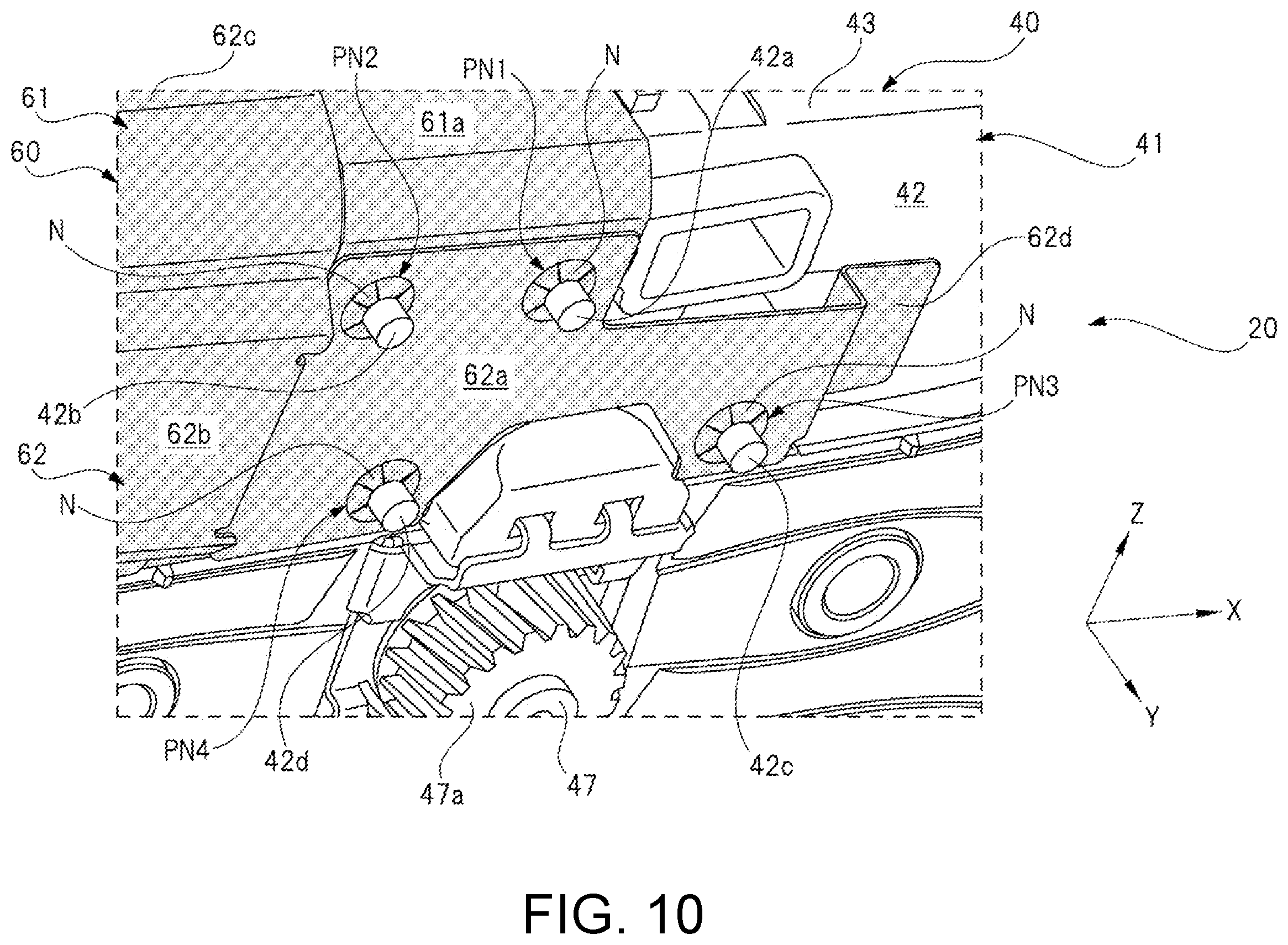 Patent US12368352 Figure 10 – Motor device