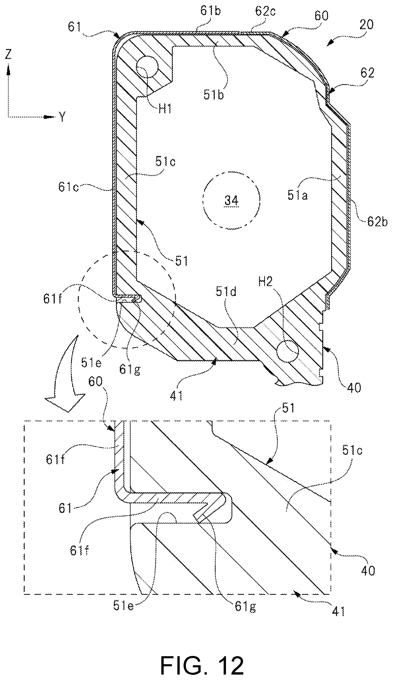 Patent US12368352 Figure 12 – Motor device