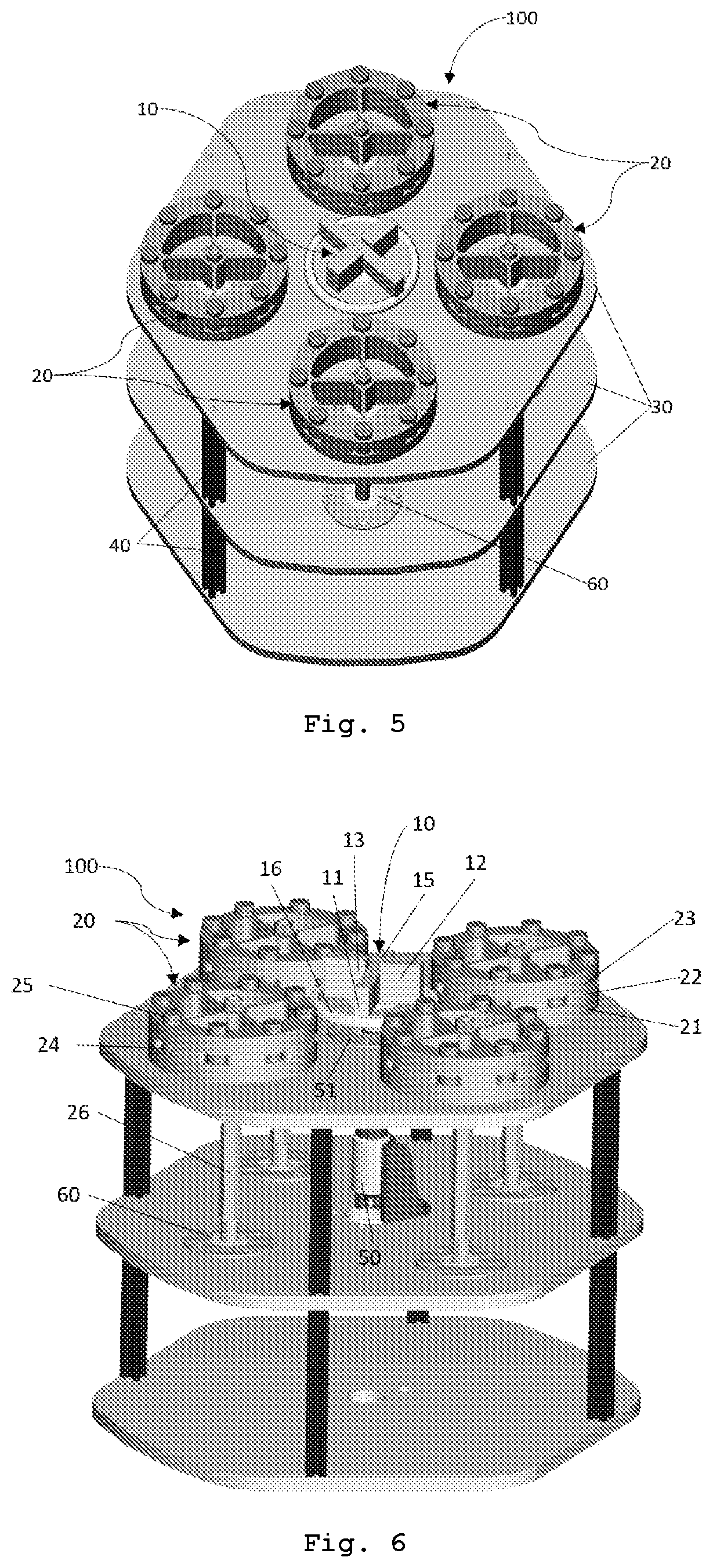 Patent US12368357 Figure 3 – Magnetic interaction system between rotors for production and storage of kinetic energy