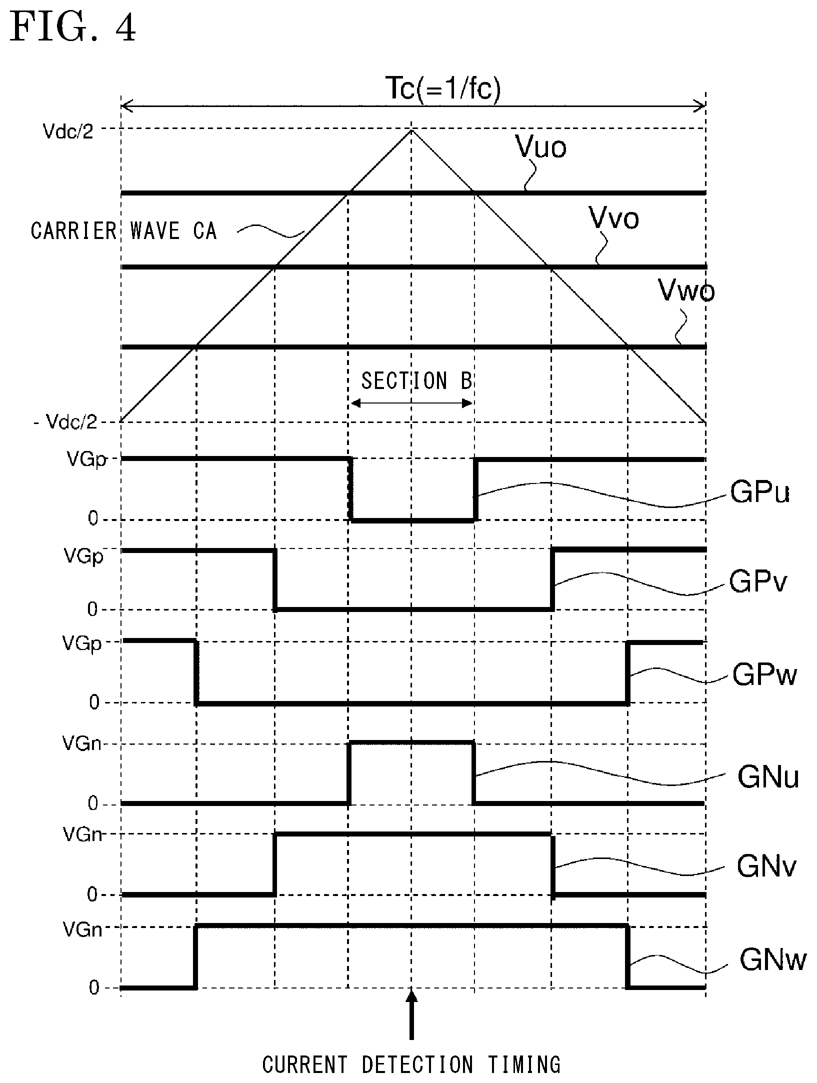 Patent US12368365 Figure 4 – Power conversion device and electric power steering device
