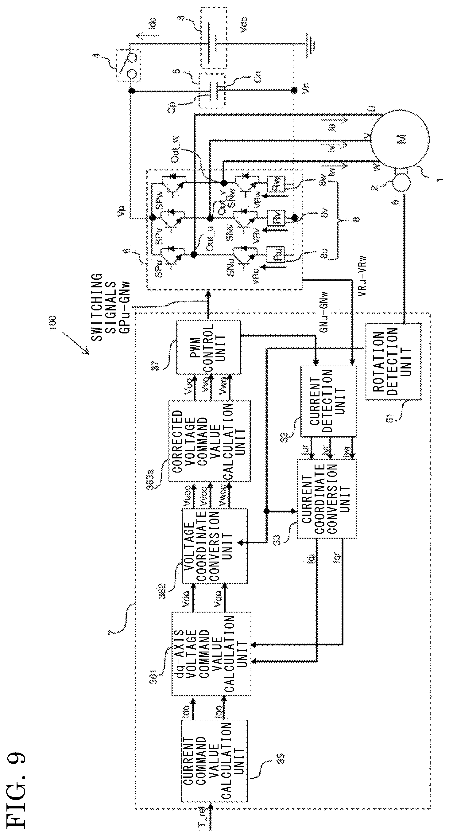 Patent US12368365 Figure 8 – Power conversion device and electric power steering device