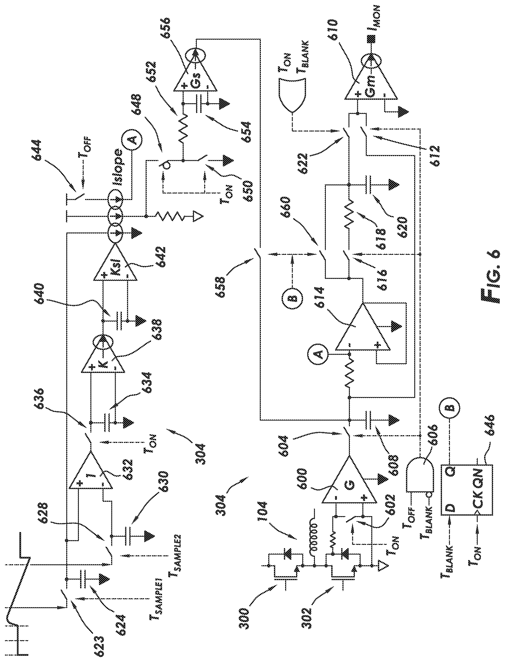 Patent US12368366 Figure 6 – Methods and systems of current sensing in switching power converters