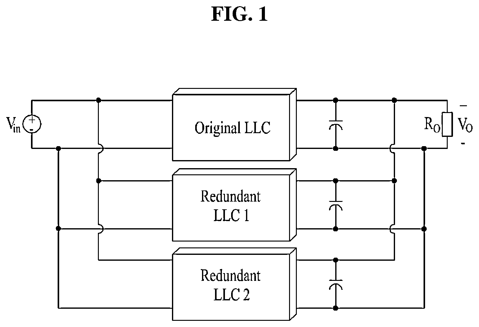 Patent US12368369 — LLC resonant converter with high reliability — Figure 1