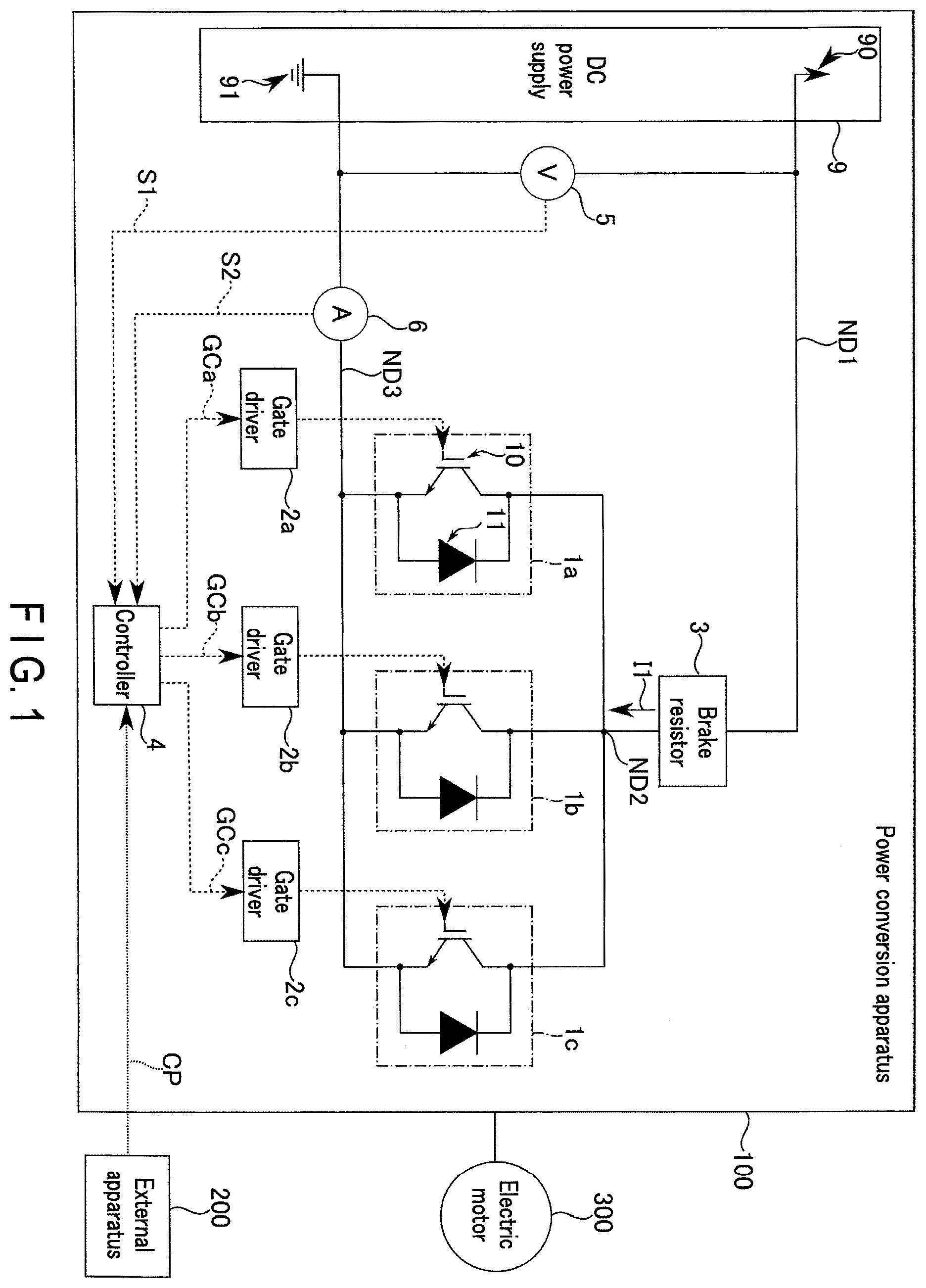 Patent US12368372 Figure 1 – Power conversion apparatus