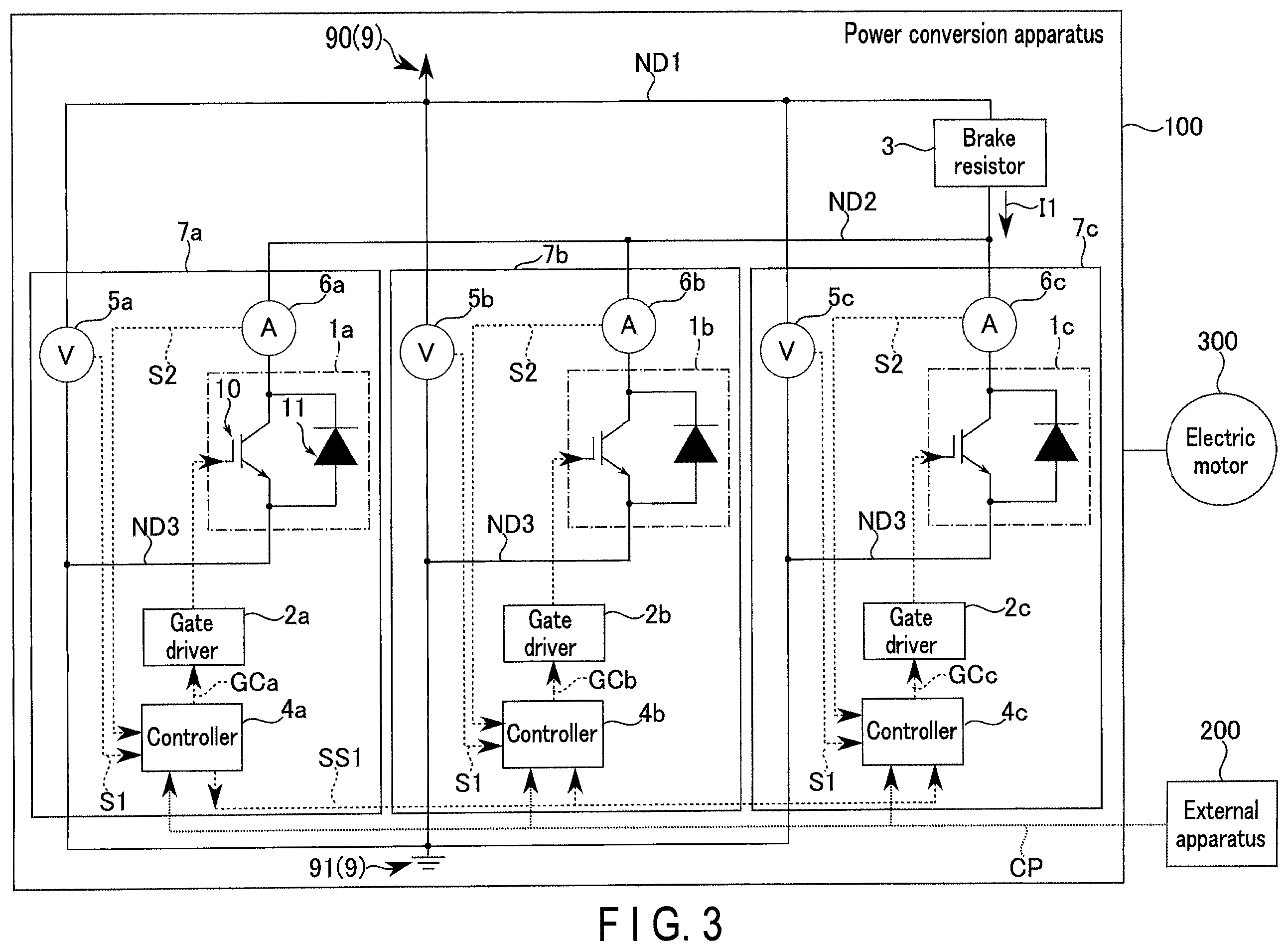 Patent US12368372 Figure 3 – Power conversion apparatus